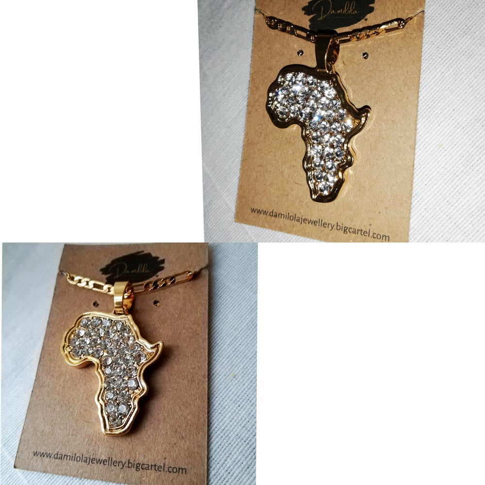 African Diamanté Necklace - 'Folami'