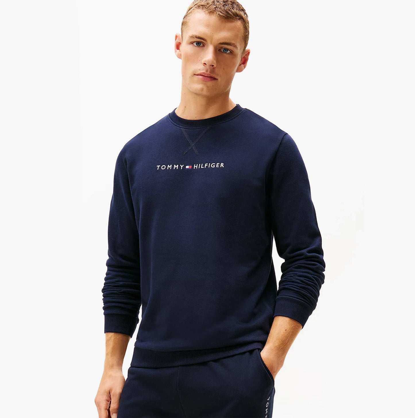 Tommy Hilfiger TRACK TOP Mens Sweatshirts Desert Sky