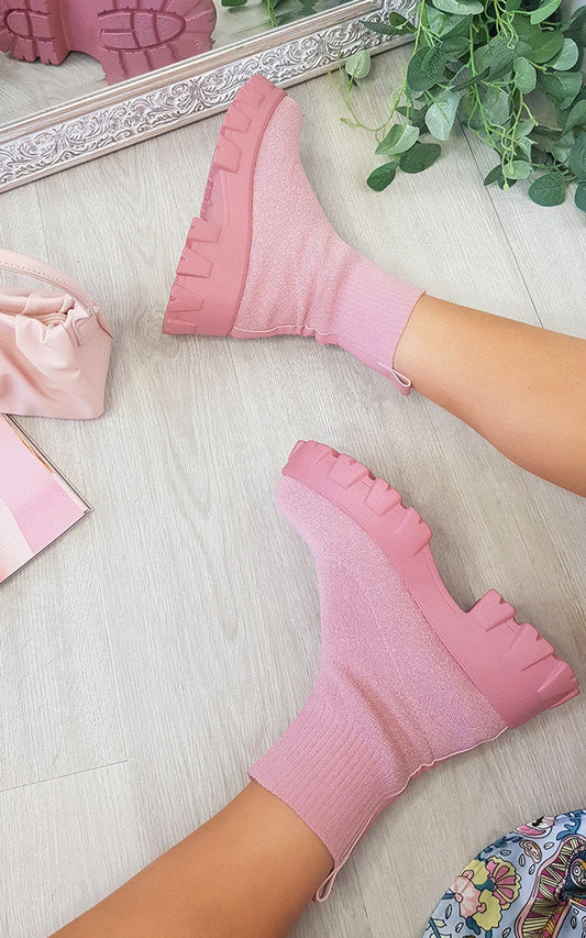 Chunky Sock Boots