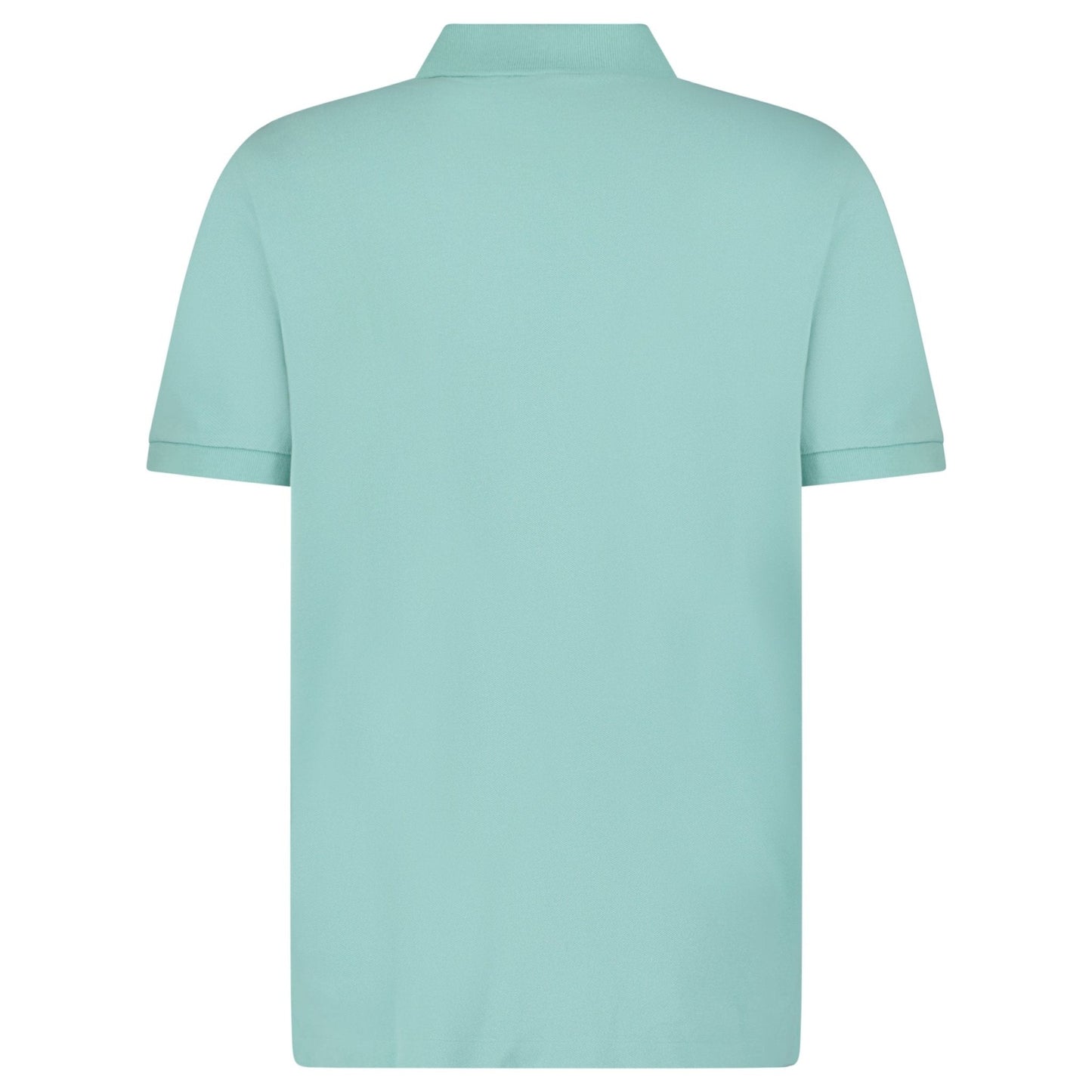 Polo Ralph Lauren Cotton Mesh Custom Slim Fit Polo Shirt in Celadon