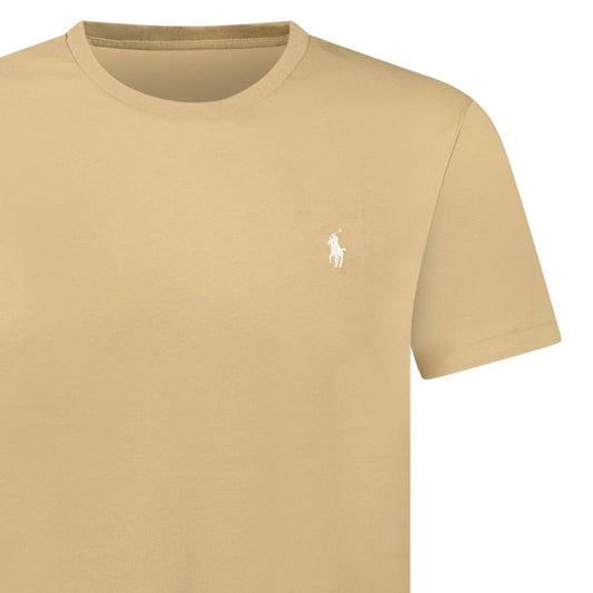 Polo Ralph Lauren Custom Slim Fit T-Shirt in Beige