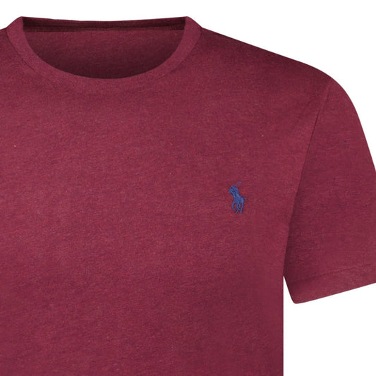Polo Ralph Lauren Custom Slim Fit T-Shirt in Burgundy