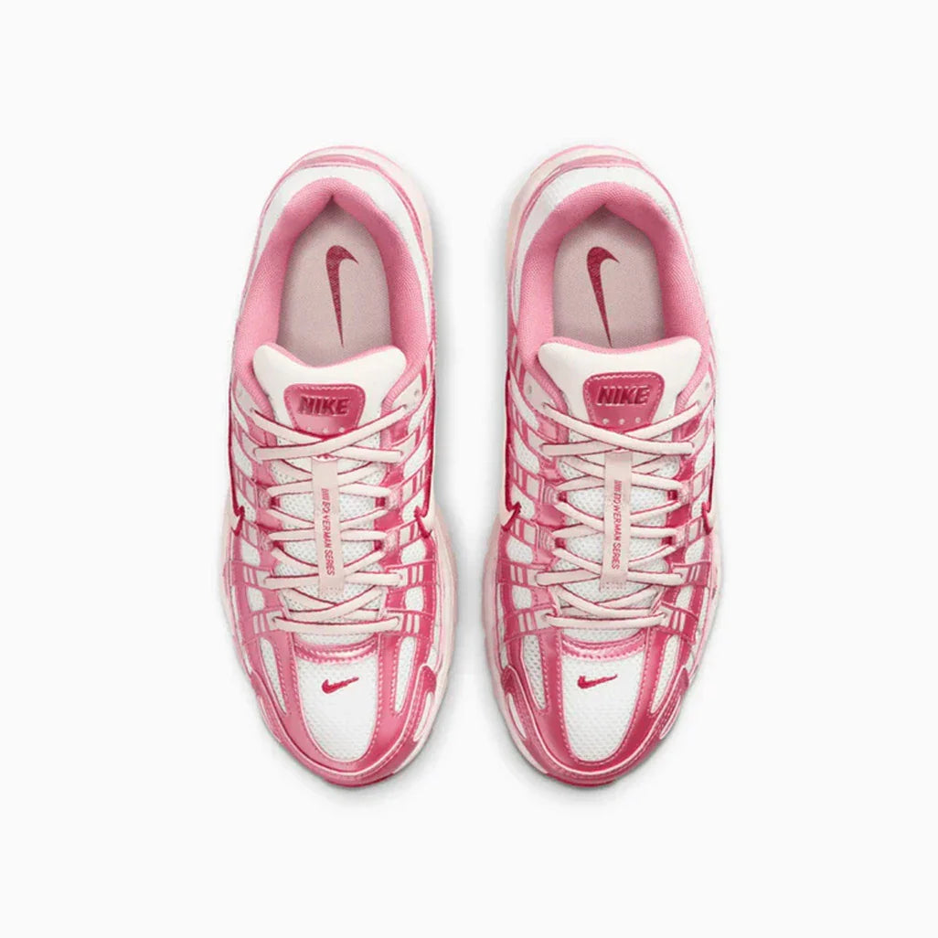Nike P-6000 White Silt Red Peony W