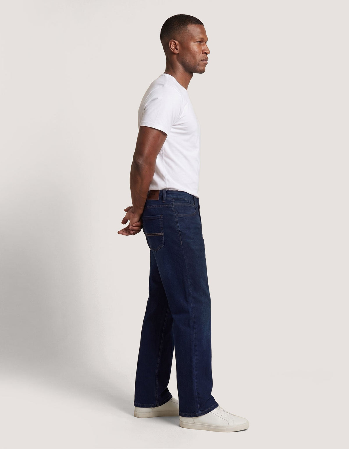 Dark Indigo Stretch Jeans - Classic 5 Pocket Fit