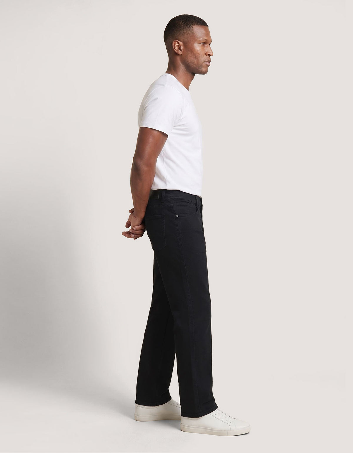 Black Comfort Stretch Jeans - Regular Fit