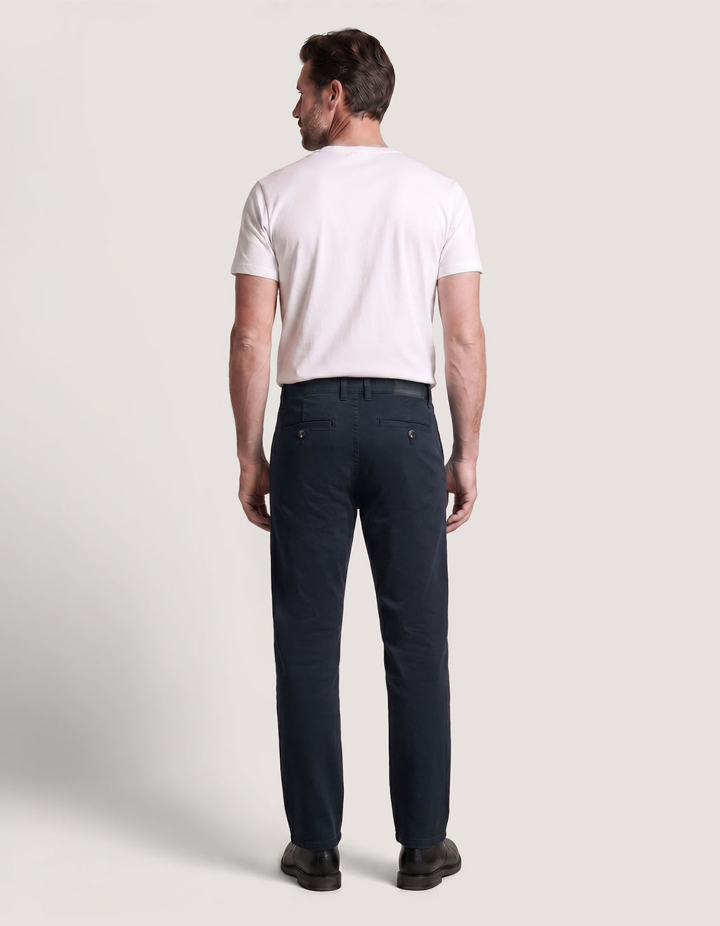 Blue Black Traveller Jeans - Secure Button Down Back Pocket