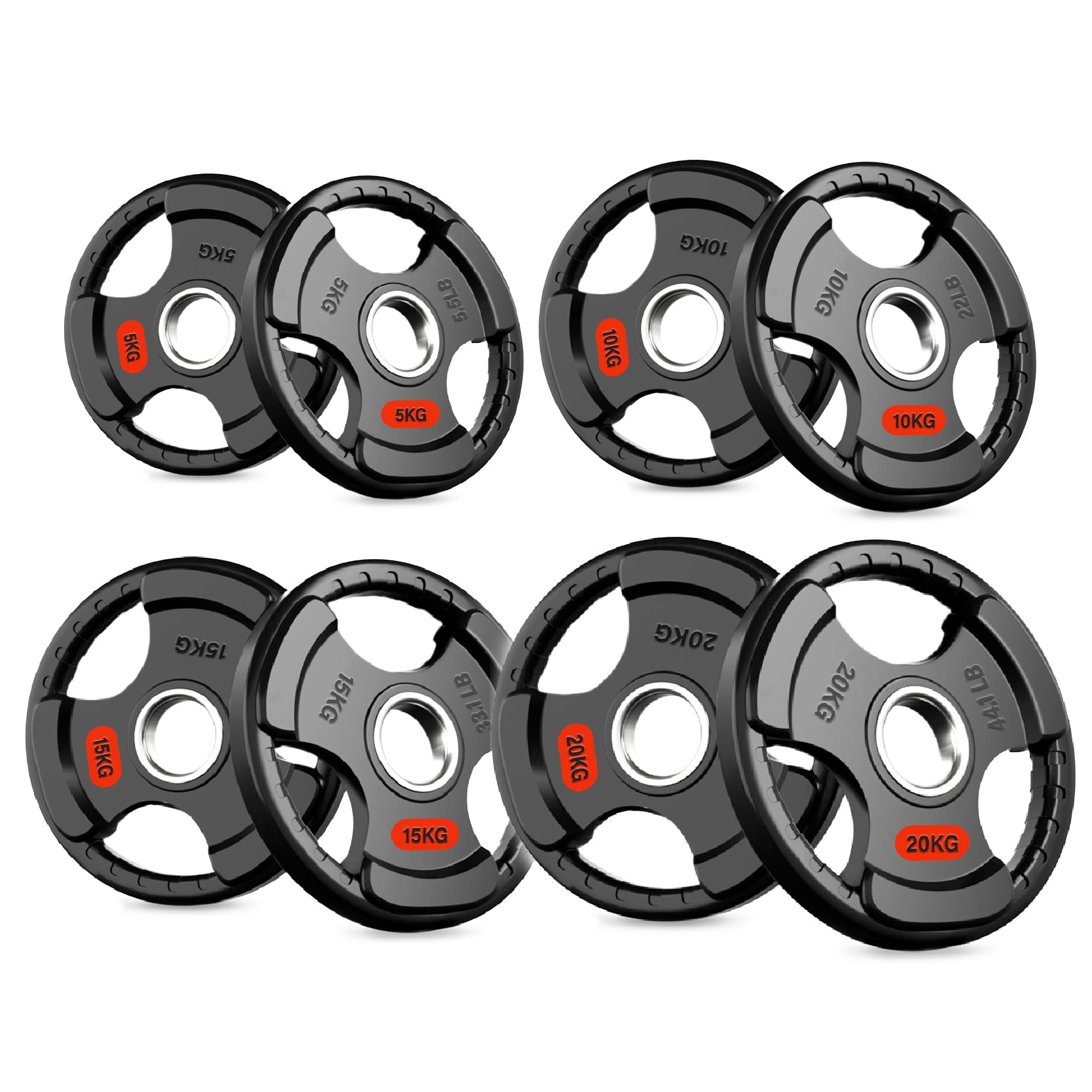 Tri-Grip Weight Plates