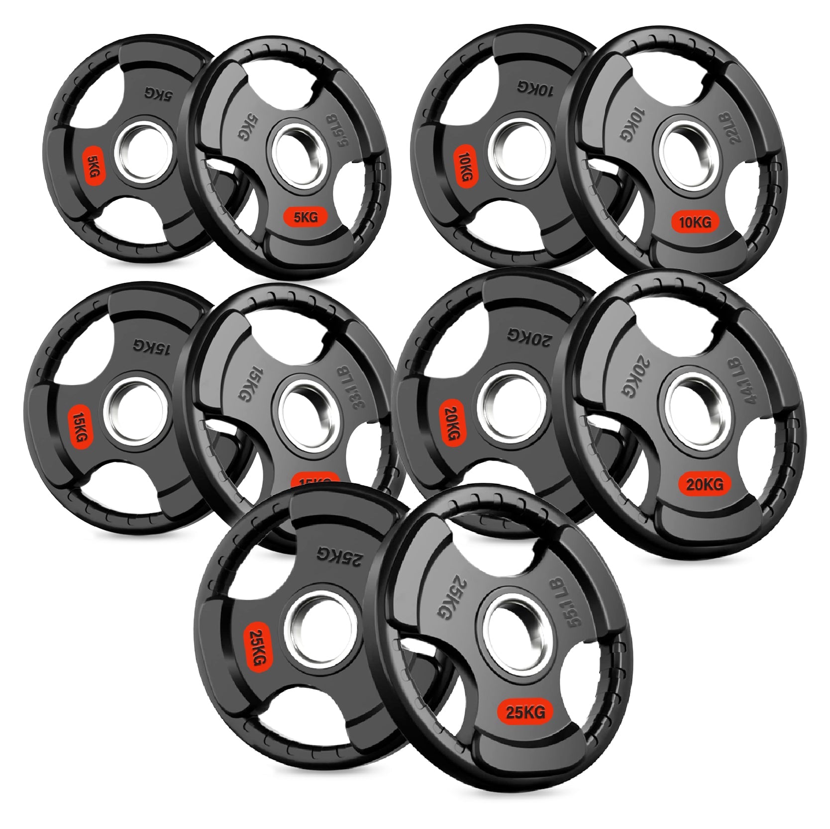 Tri-Grip Weight Plates