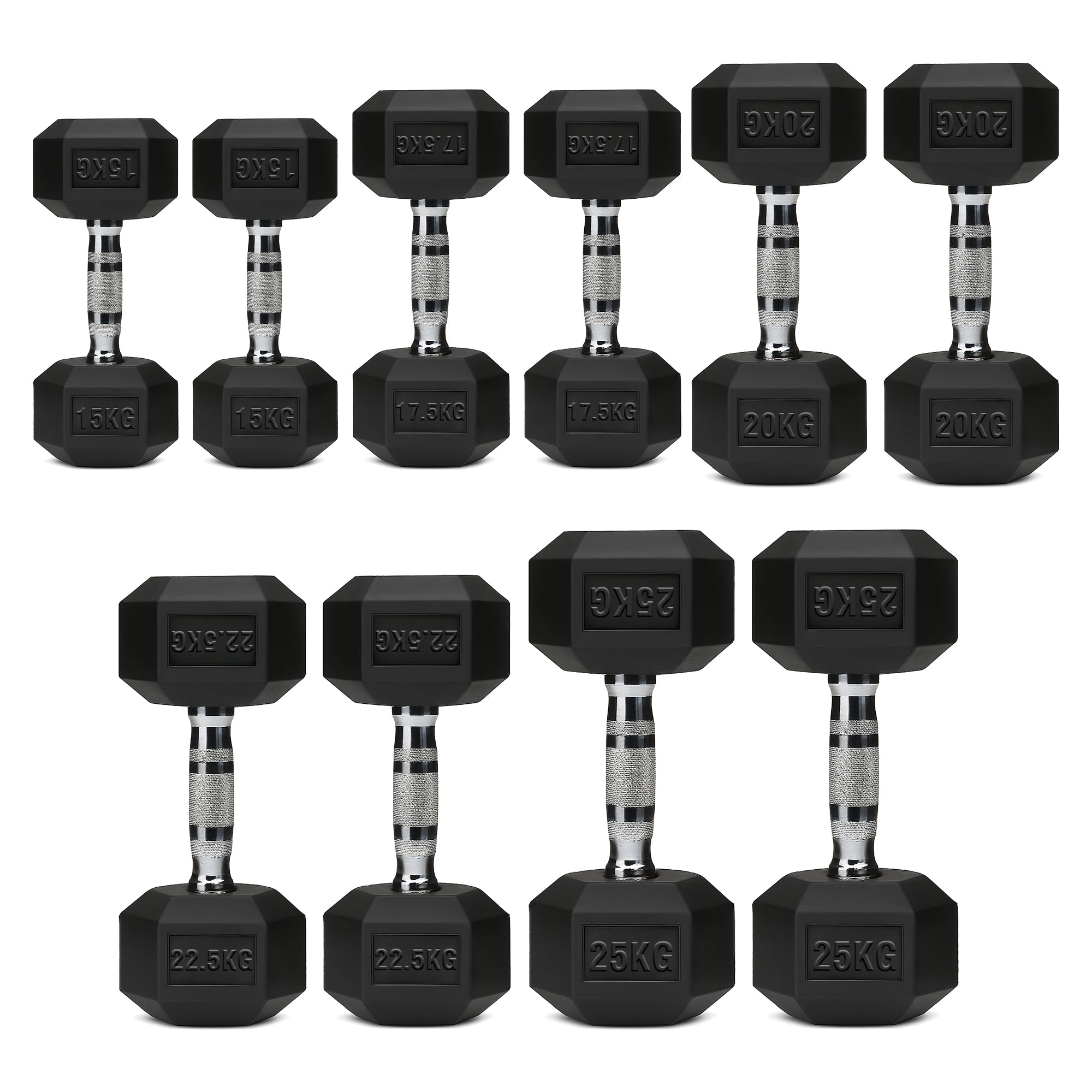 Hex Dumbbells 5 Tier Rack with or without Weights & Bench – Vertical Dumbbell Storage Stand for Home Gym