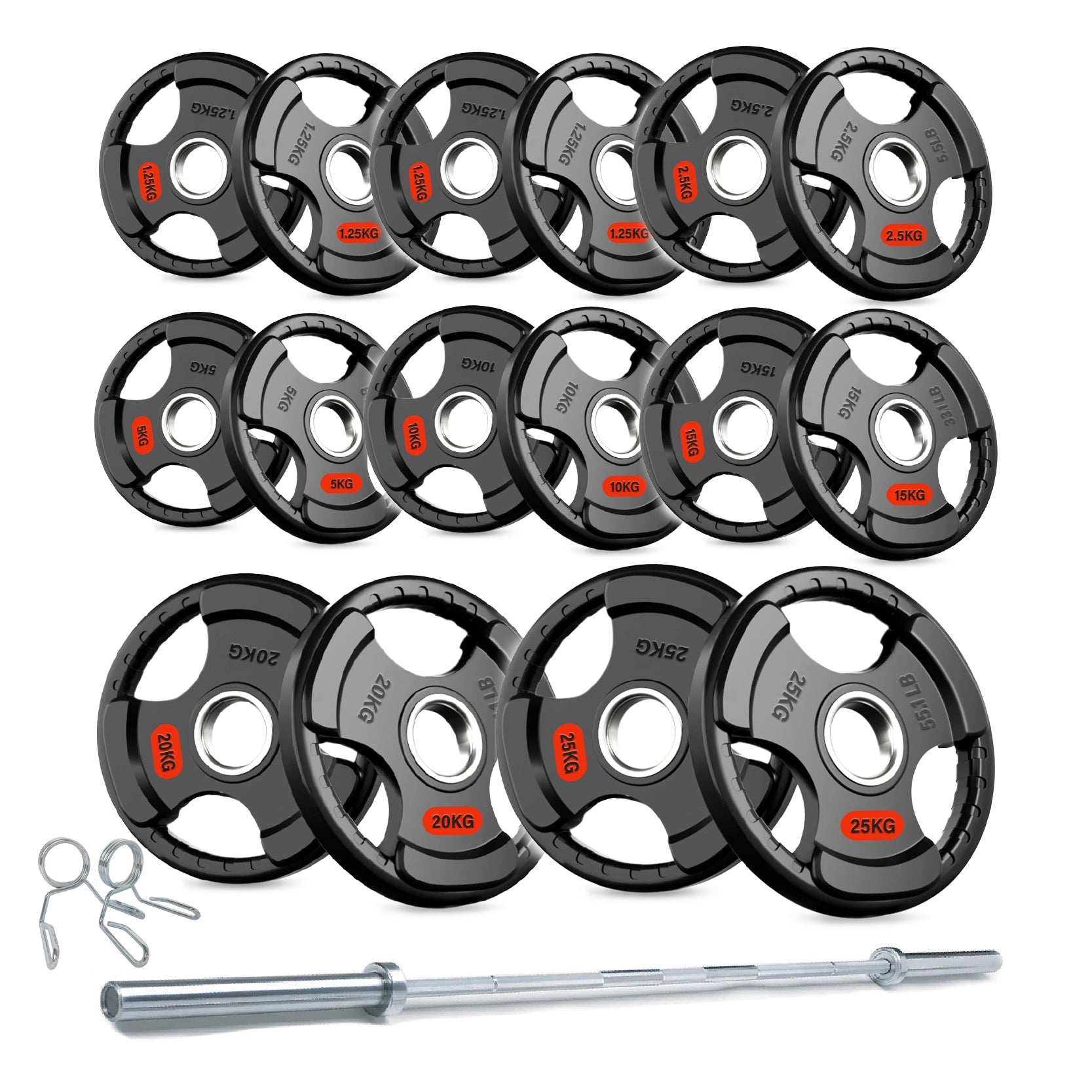 Tri-Grip Weight Plates