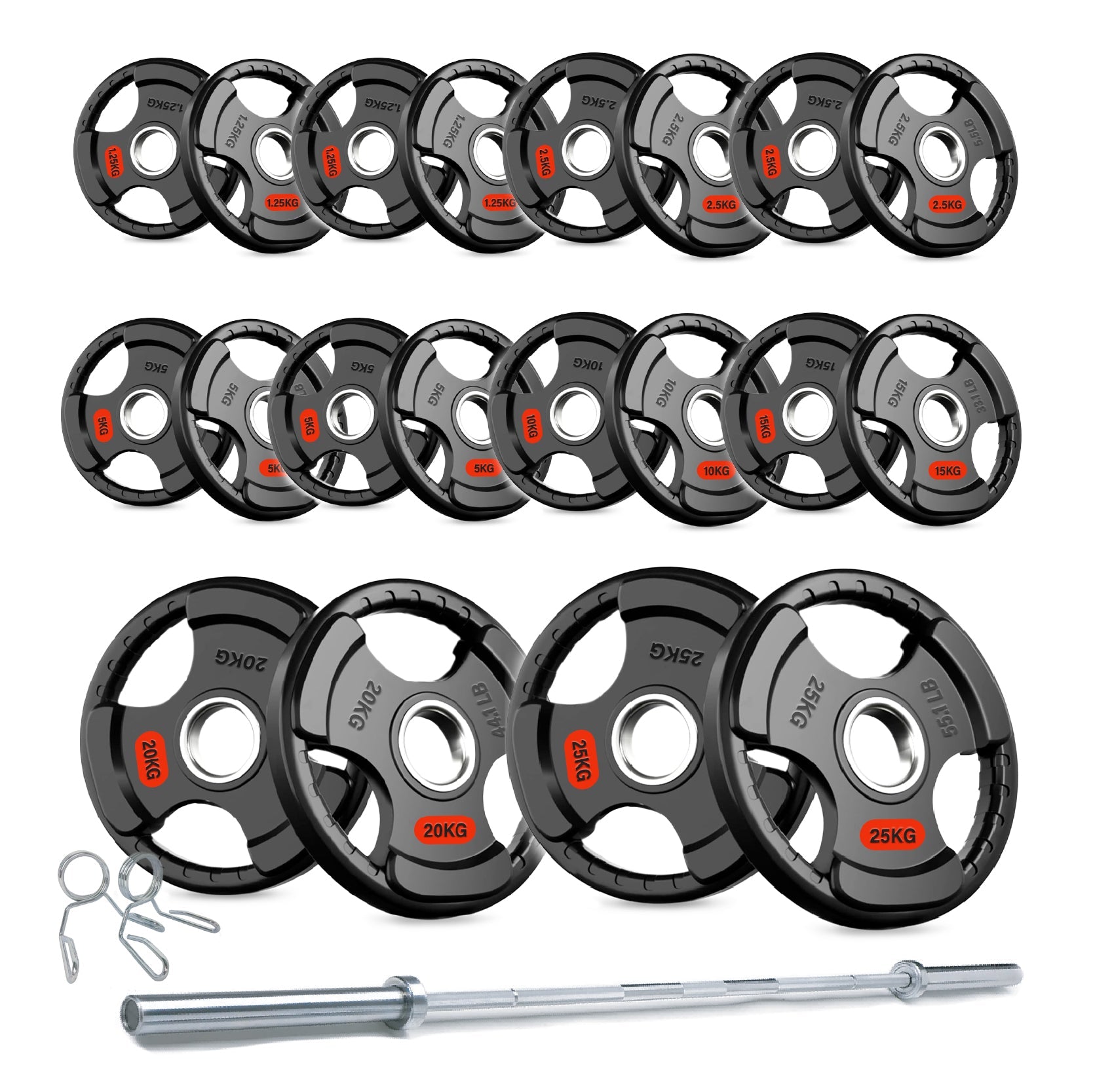 Tri-Grip Weight Plates