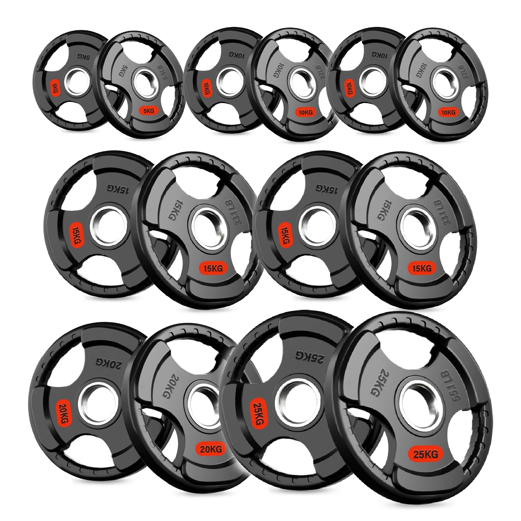 Tri-Grip Weight Plates