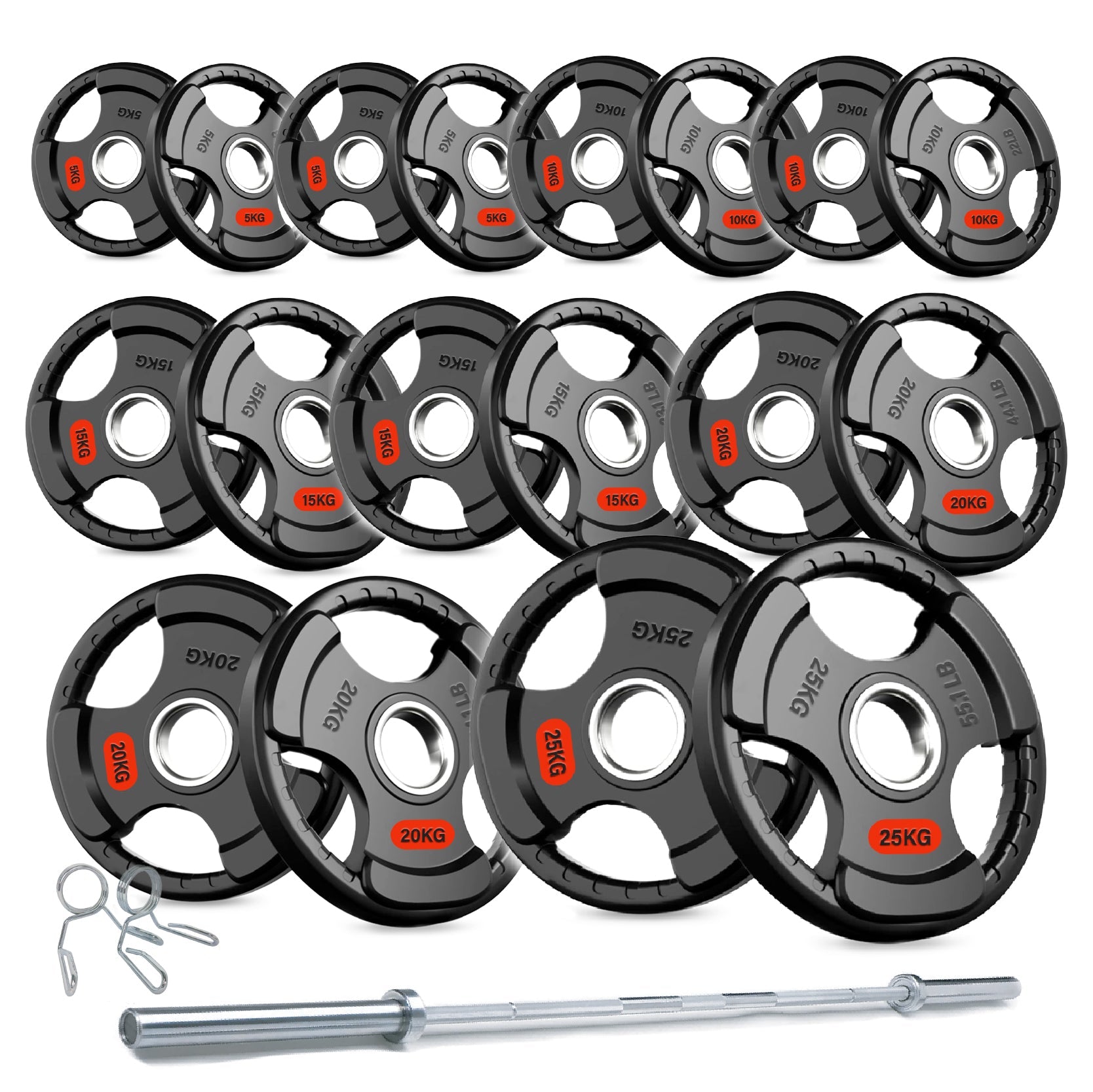 Tri-Grip Weight Plates