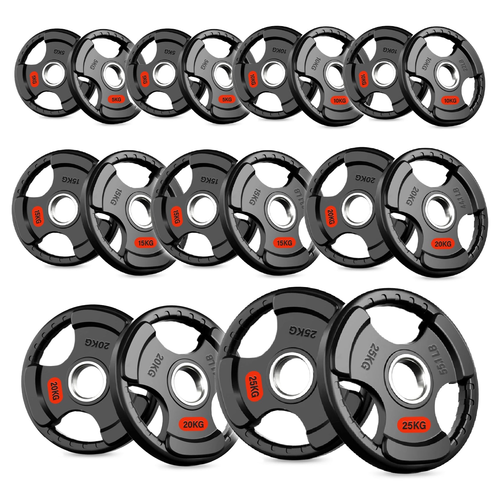 Tri-Grip Weight Plates