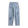 Men Straight Loose Wide-leg Pants