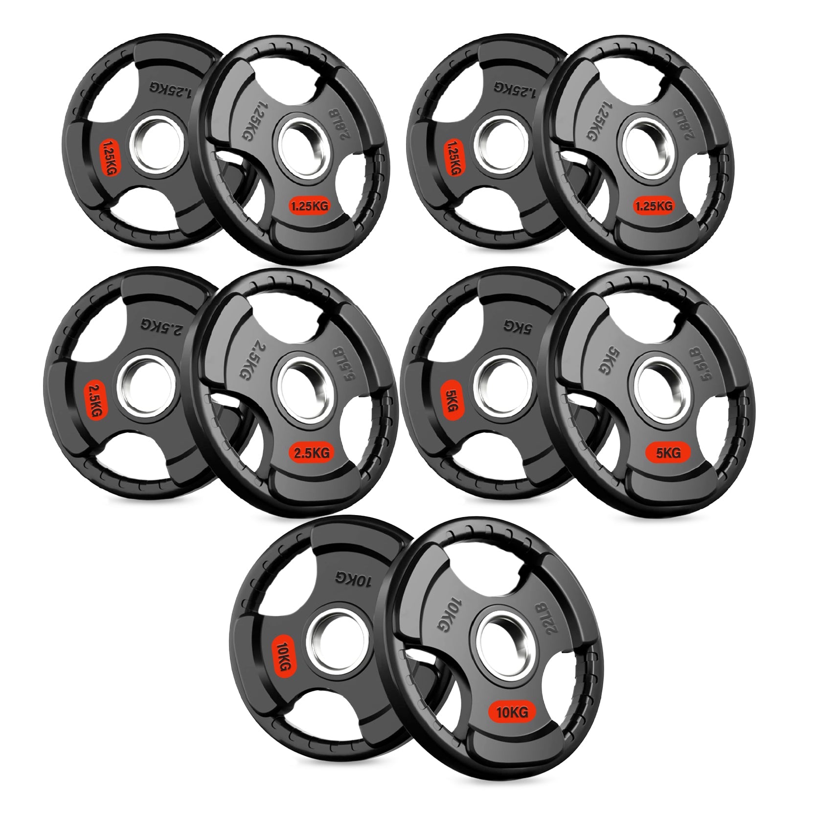 Tri-Grip Weight Plates