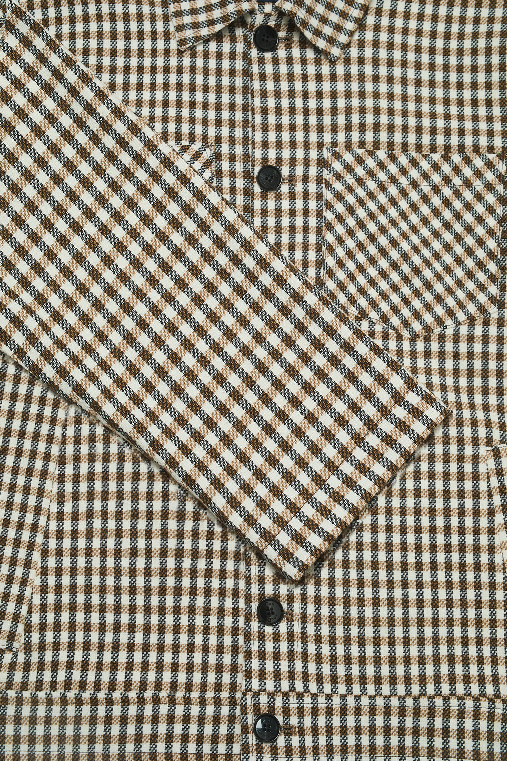Turner Shacket - Tan Check Silvia