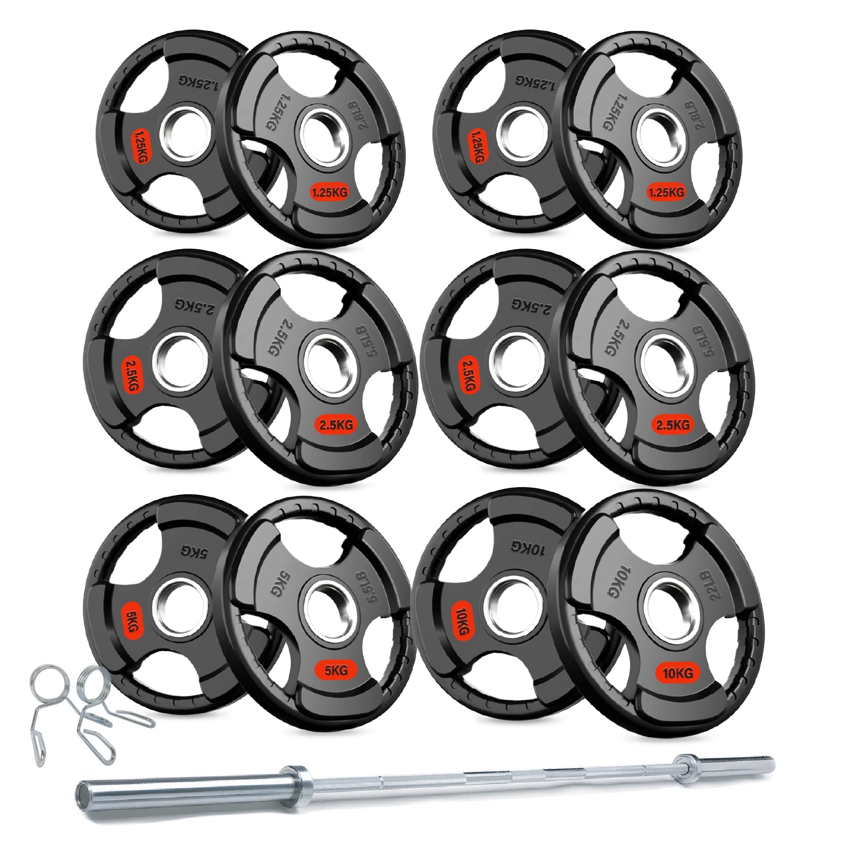 Tri-Grip Weight Plates