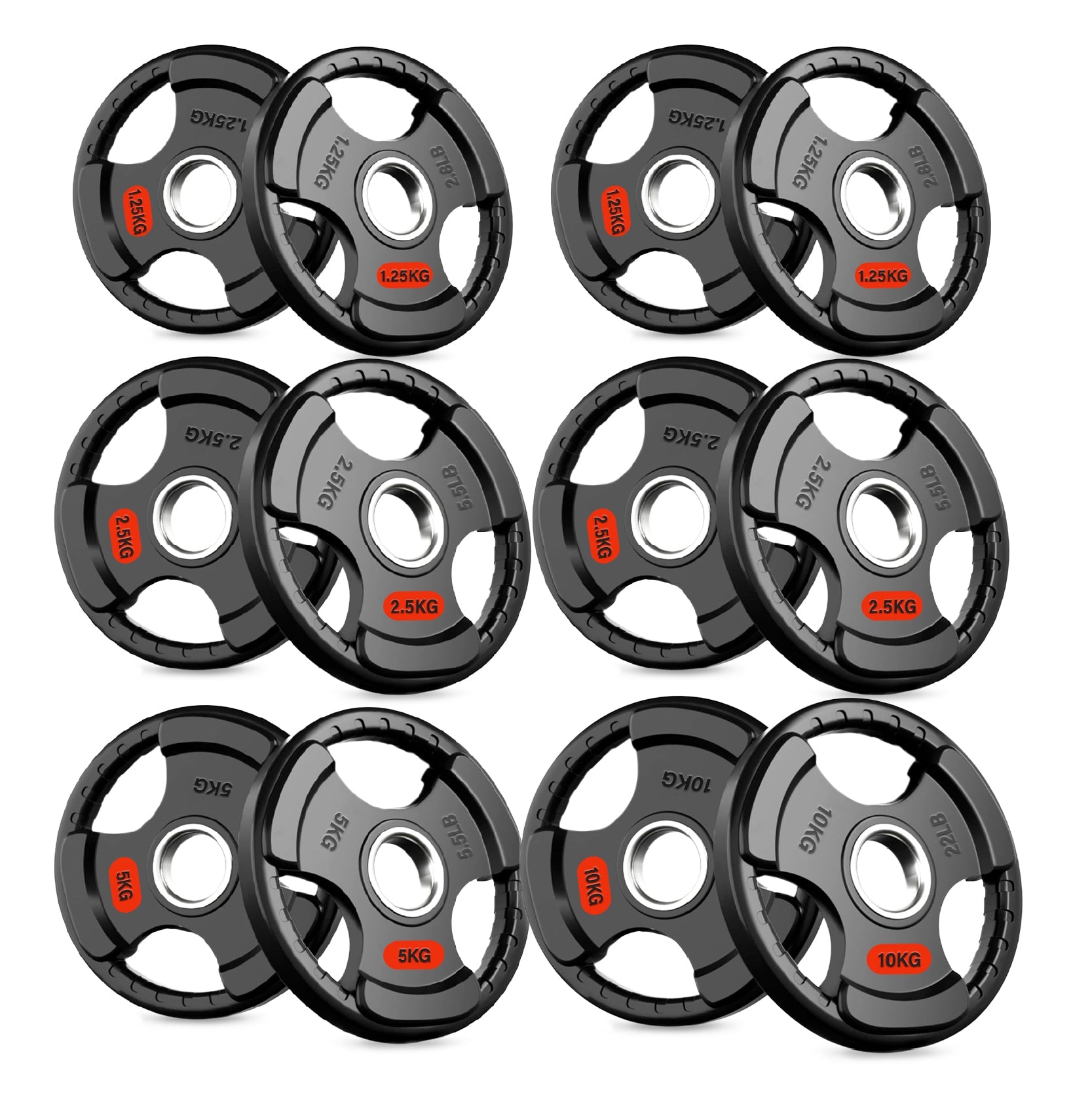 Tri-Grip Weight Plates