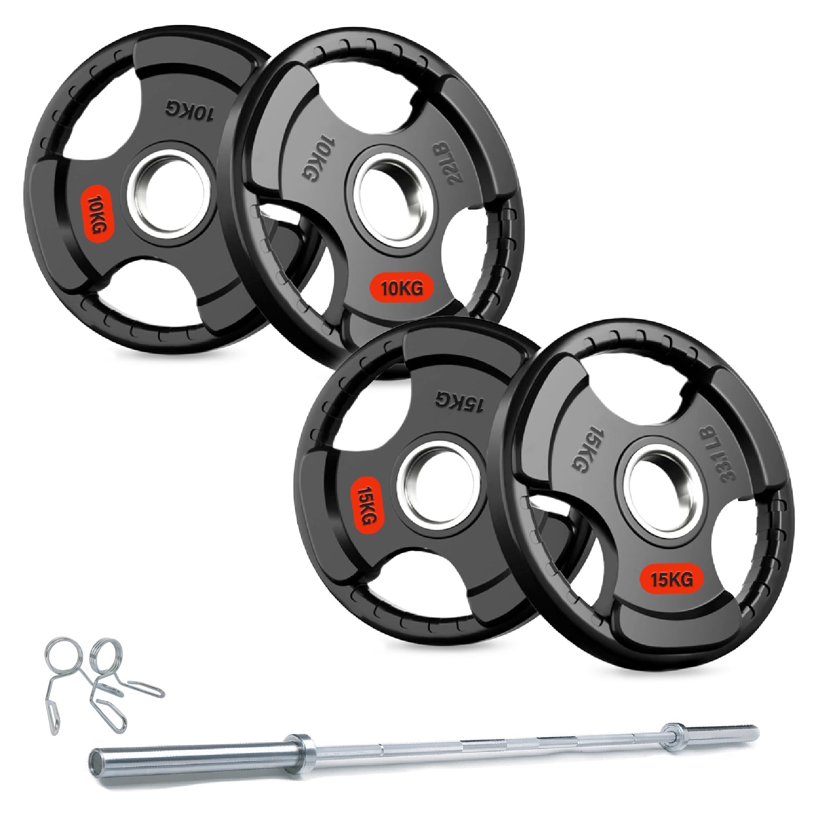 Tri-Grip Weight Plates