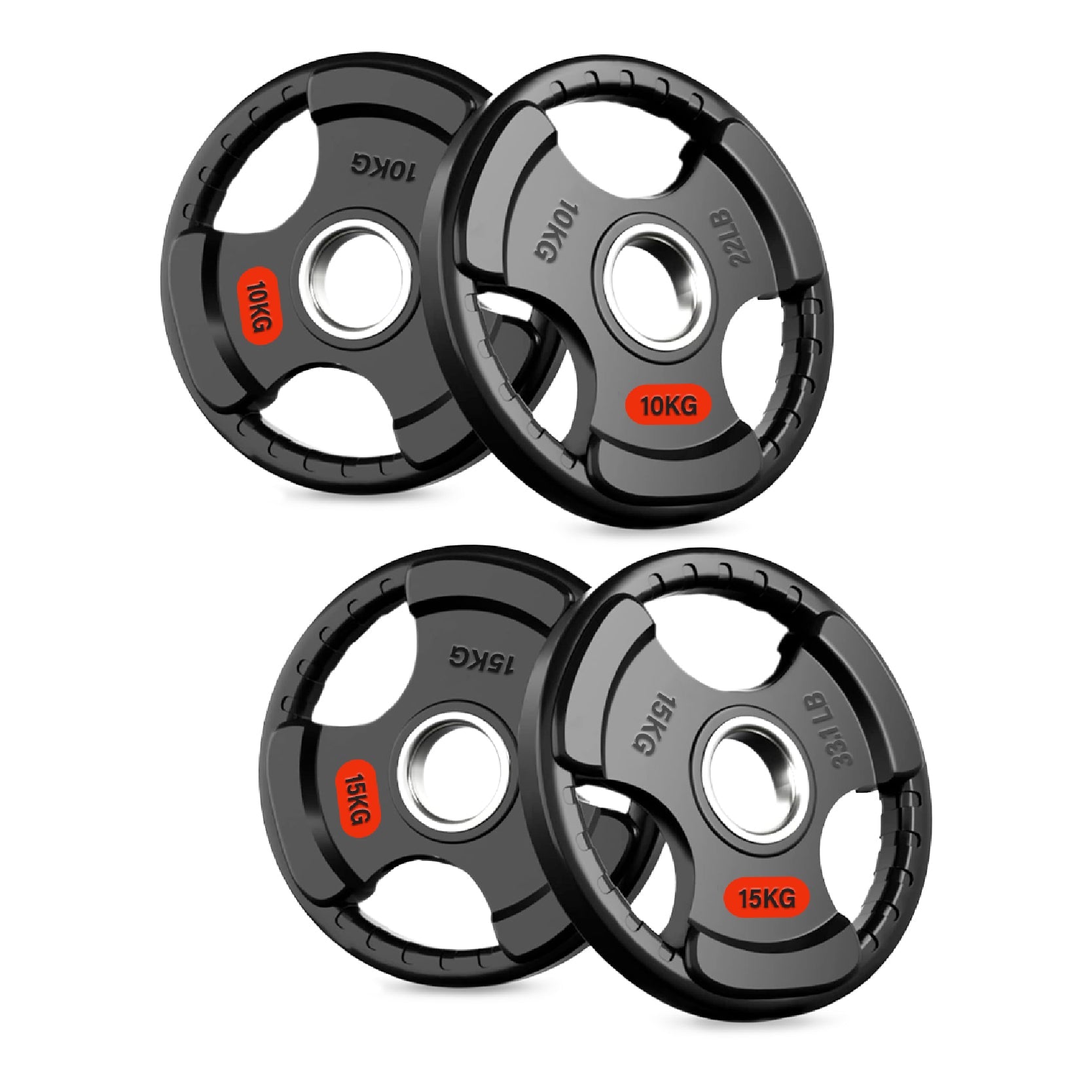 Tri-Grip Weight Plates