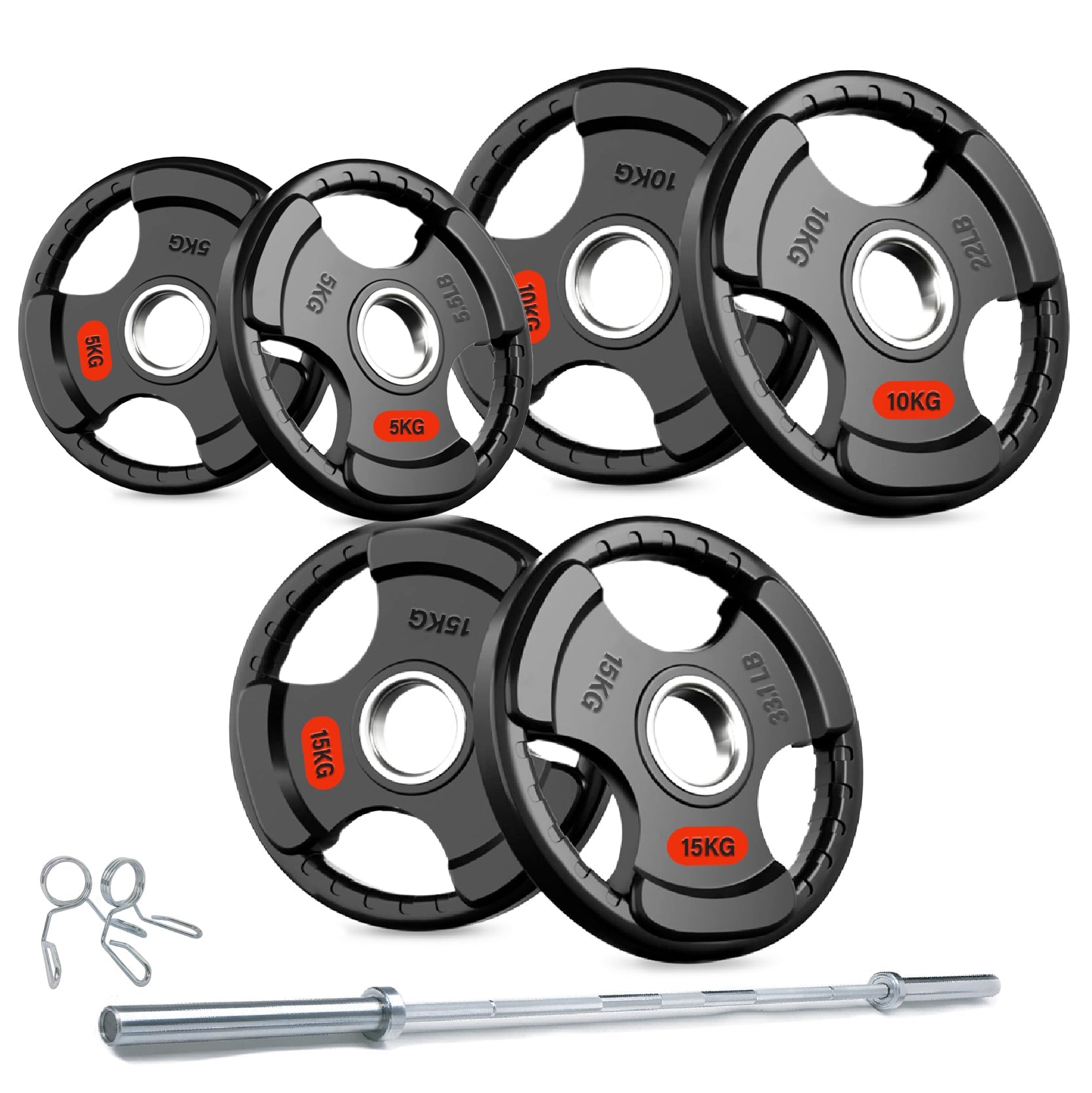 Tri-Grip Weight Plates