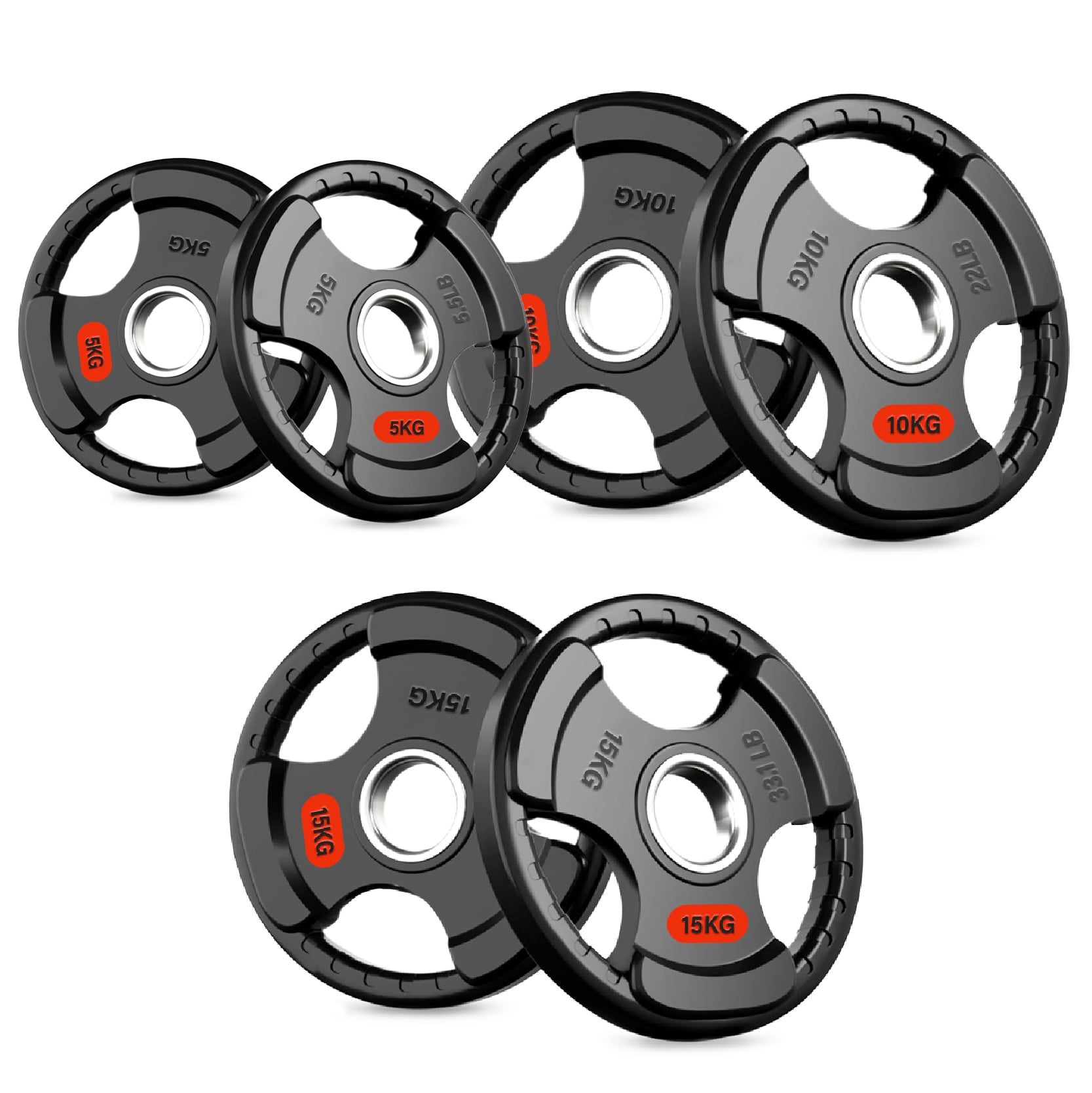 Tri-Grip Weight Plates