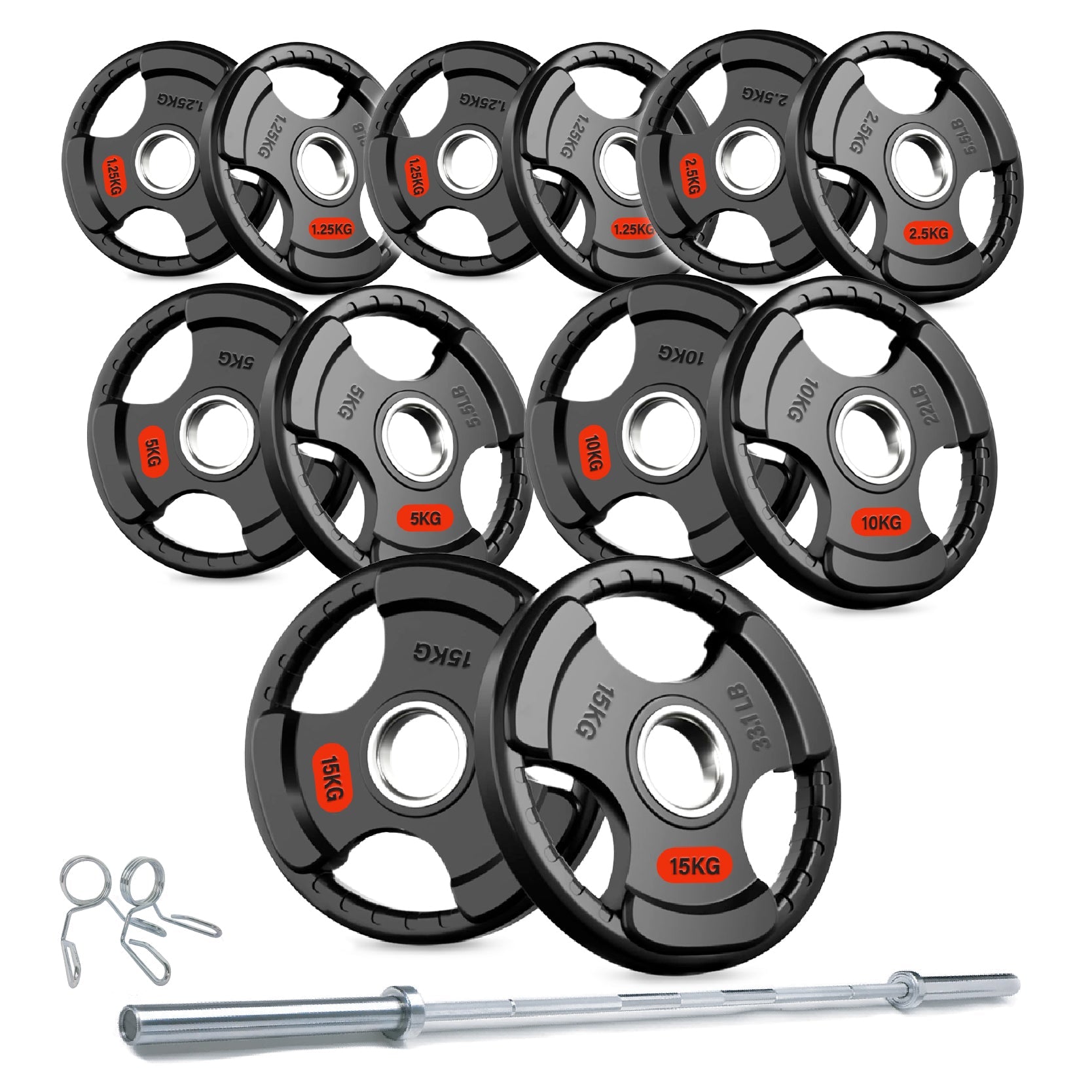 Tri-Grip Weight Plates