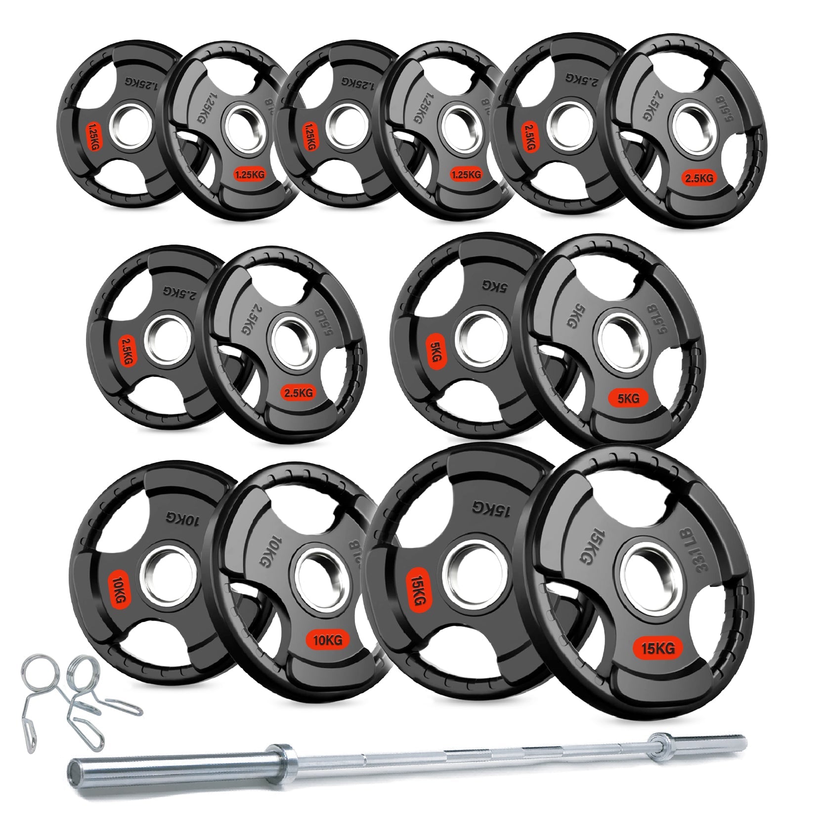 Tri-Grip Weight Plates