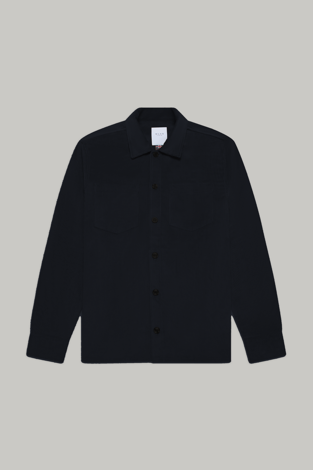 Bart Corduroy Overshirt - Black