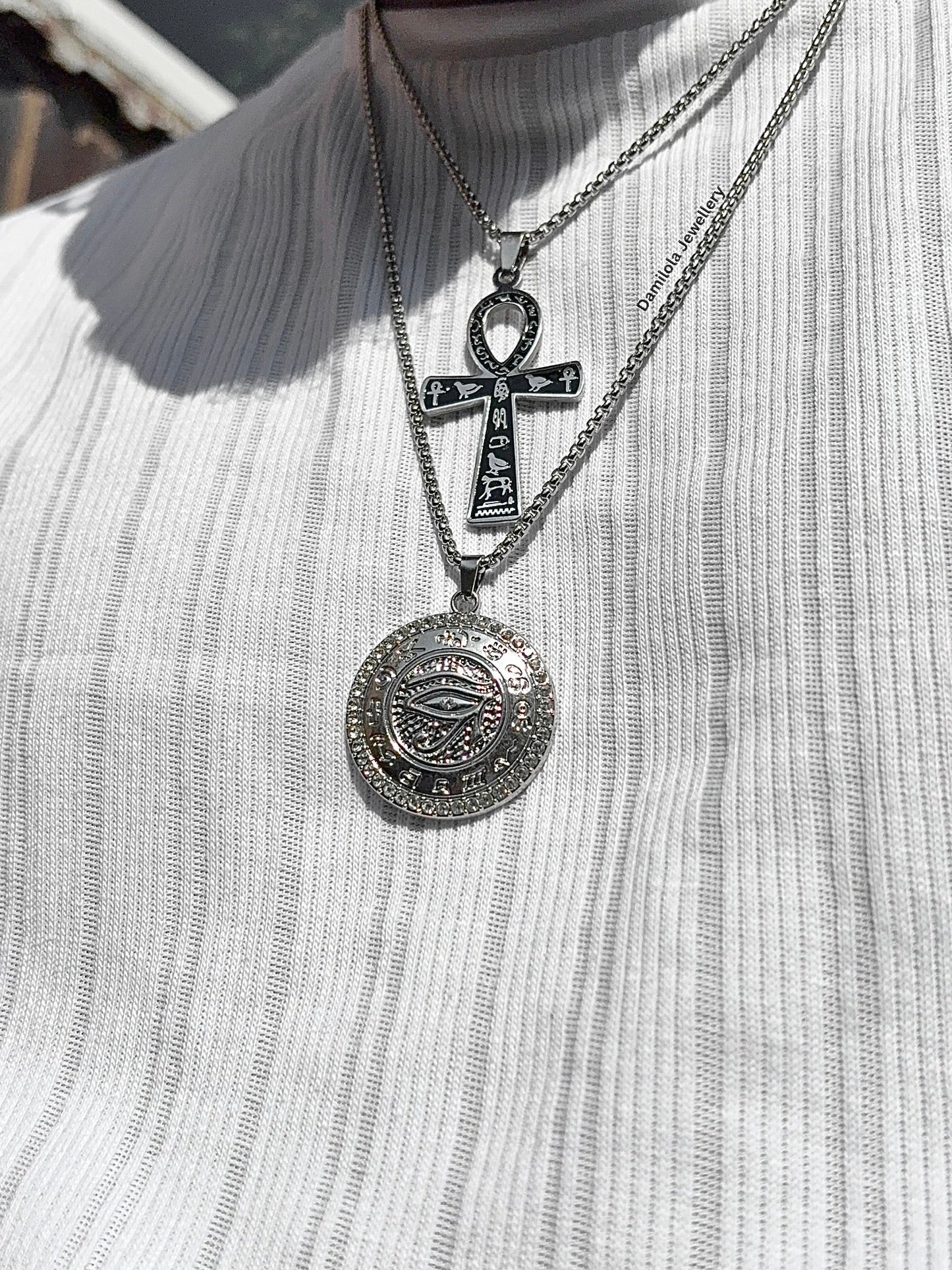 Diamanté Eternal Eye of the Divine Necklace