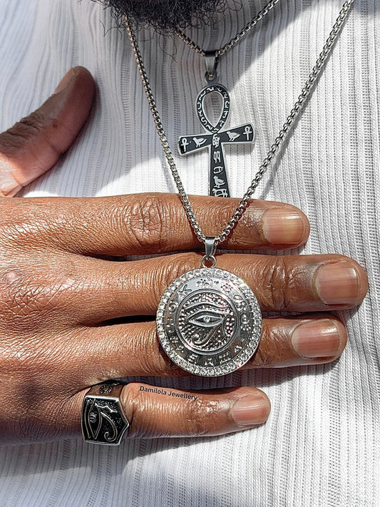 Diamanté Eternal Eye of the Divine Necklace