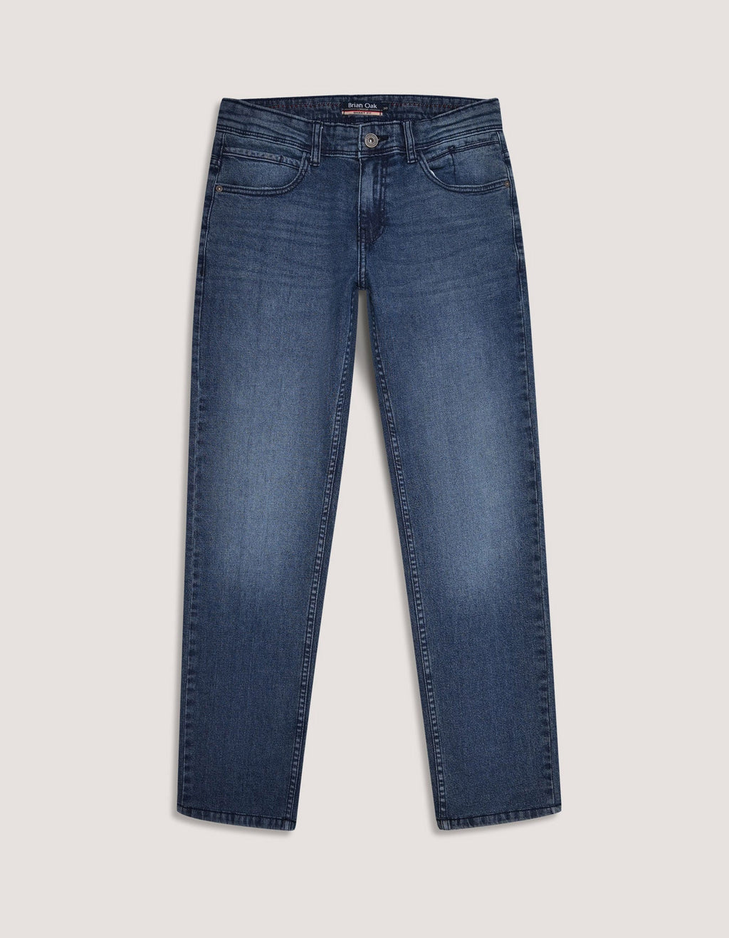 Medium Denim Blue Regular Fit Jeans