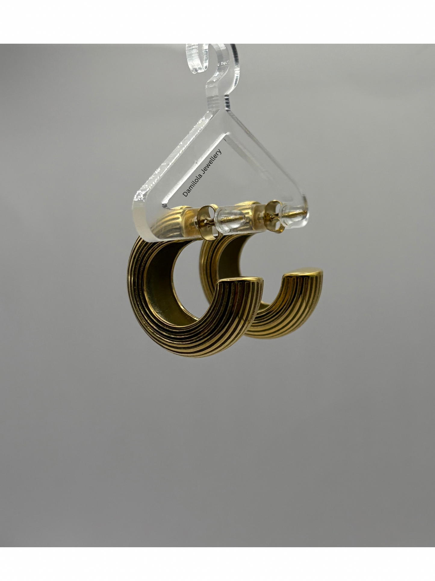 Luxe Gold Chunky ‘Jameila’ Hoop Earrings