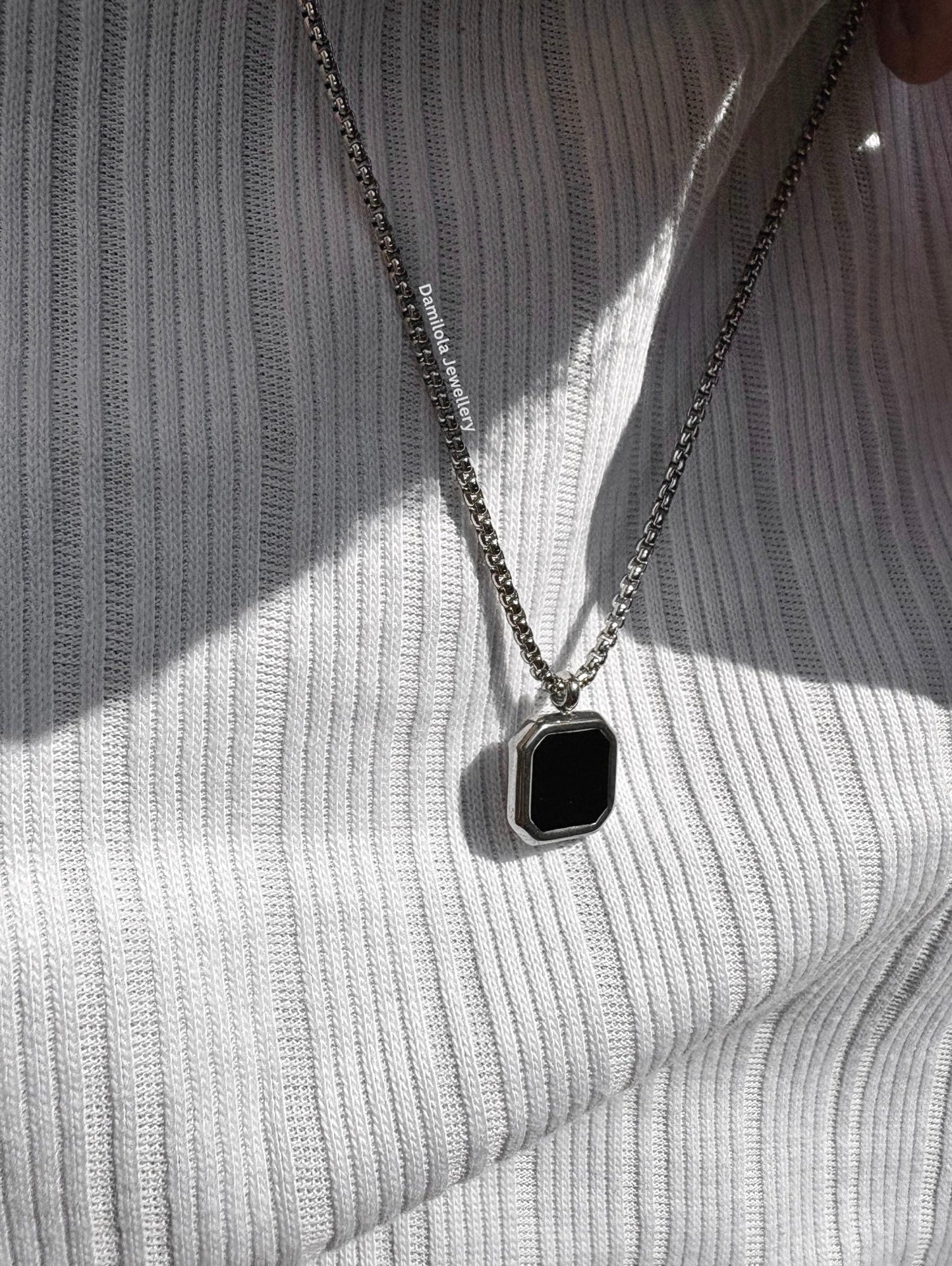 ‘King Noir’ Gold/Silver Necklace