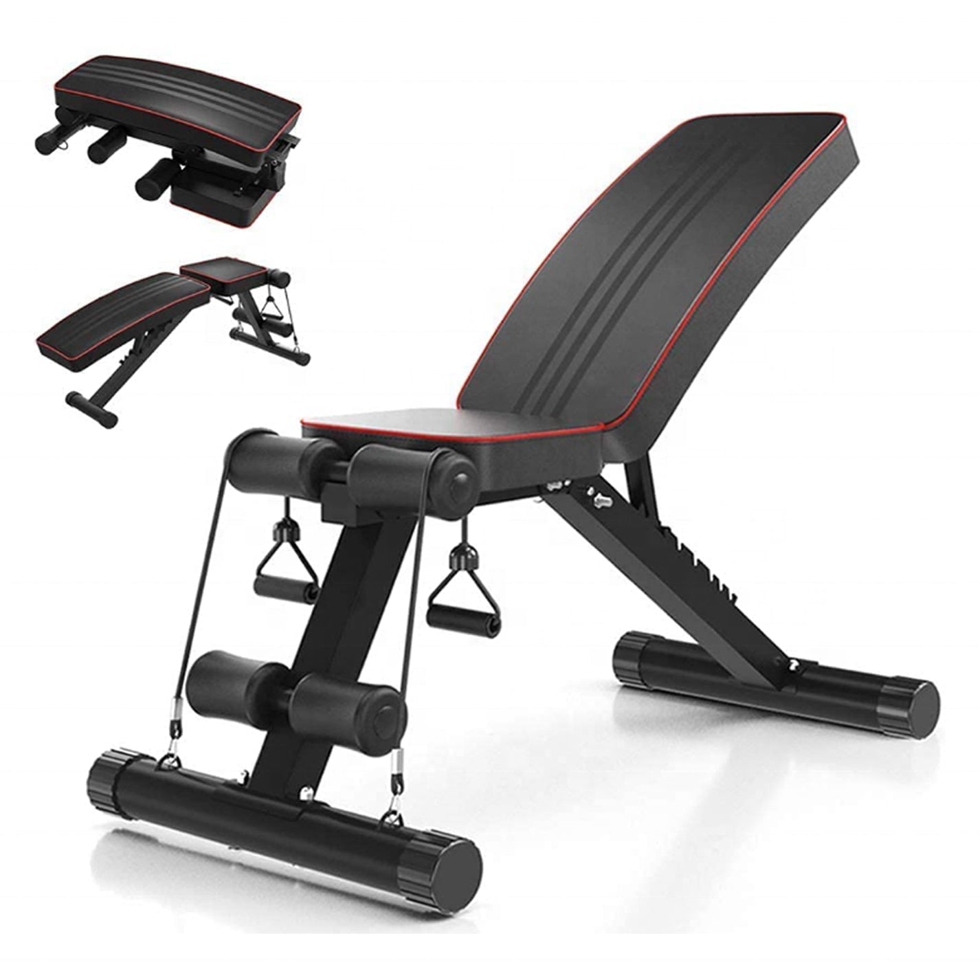 Sharkpower Foldable Adjustable Workout Bench for Home Gym