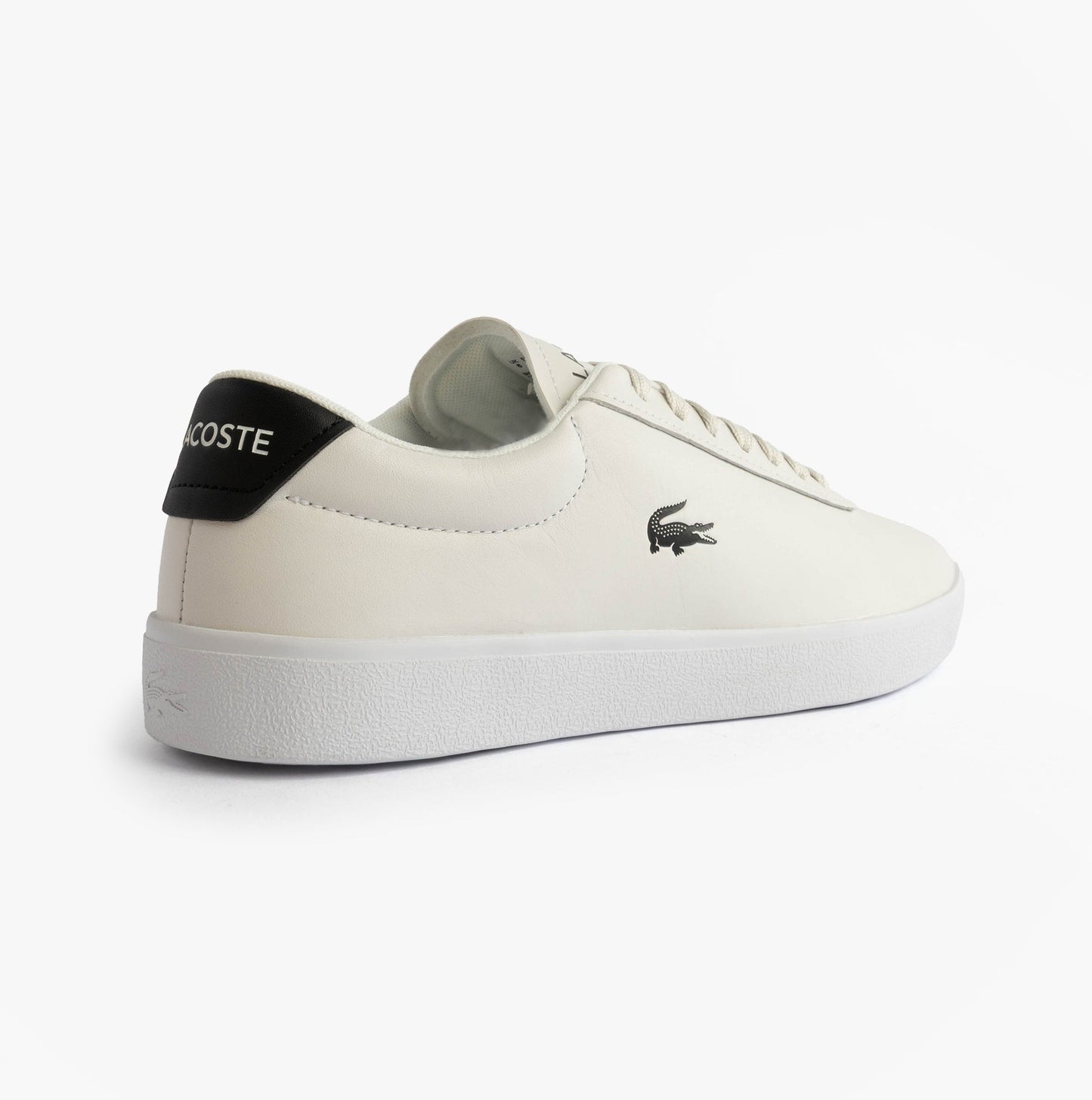 Lacoste BASESHOT EVO Mens Court Trainers Trainers White/Black