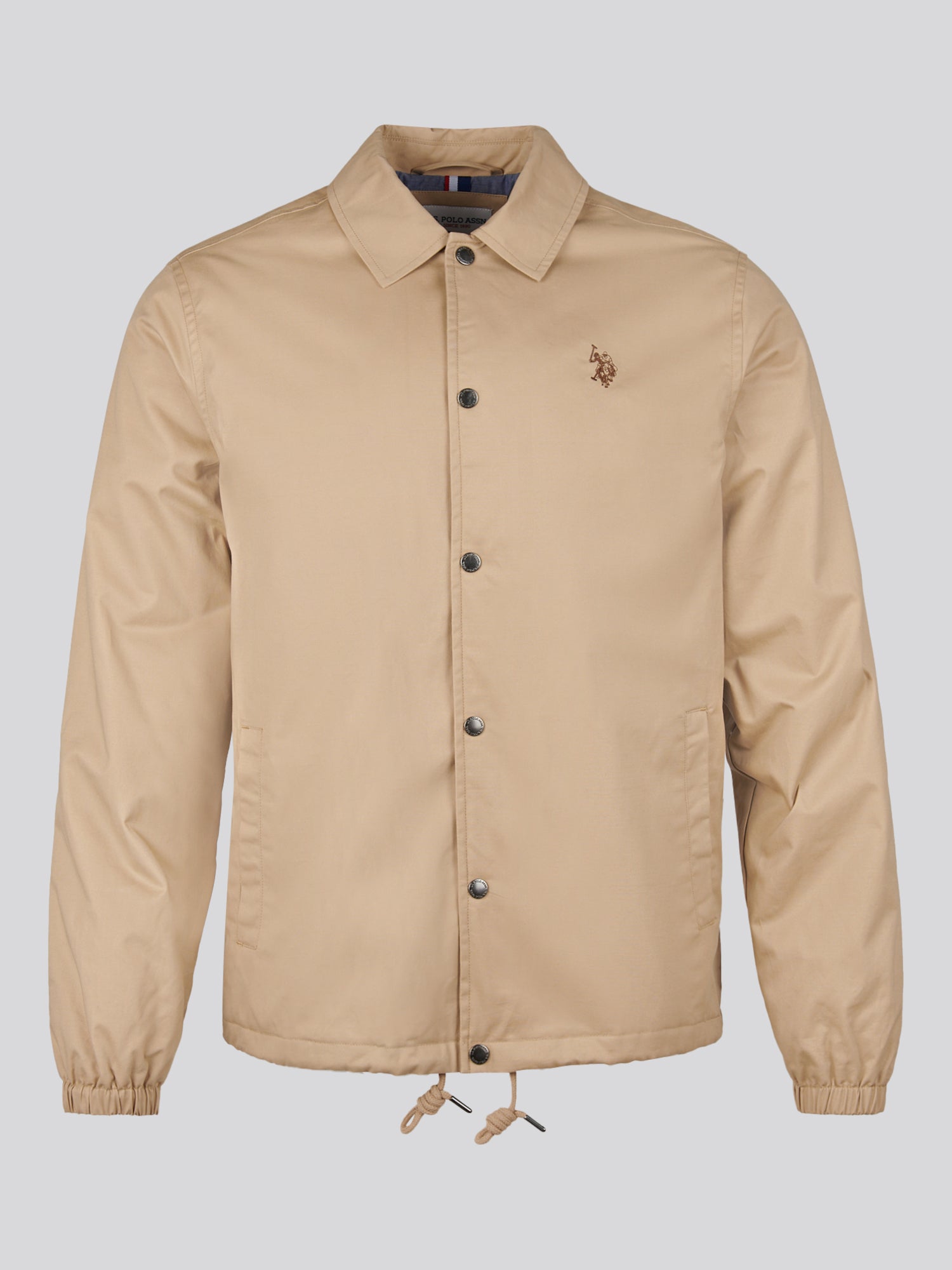 Mens Modern Cotton Coach Jacket Cornstalk