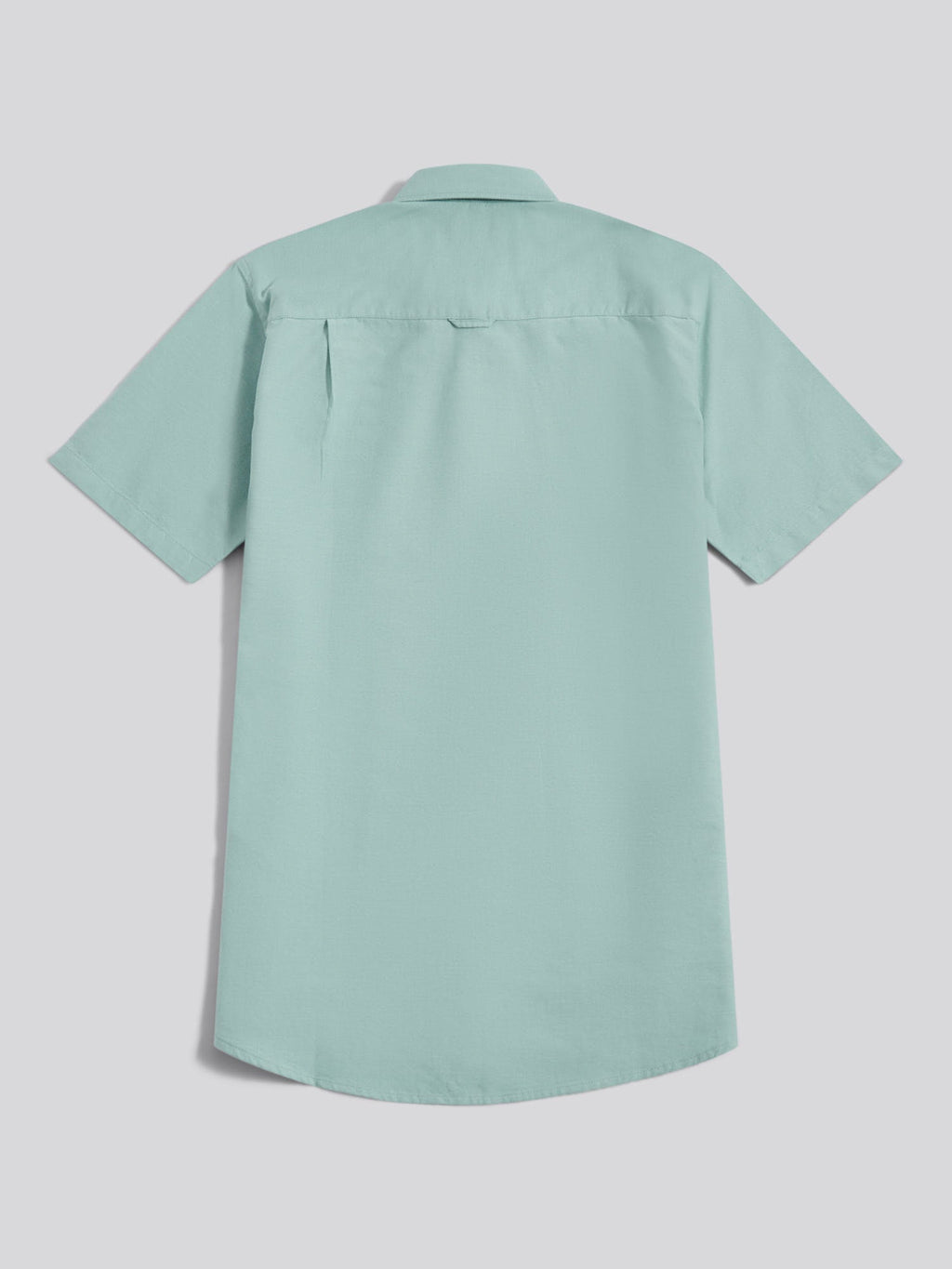 Mens  Short Sleeve Oxford Shirt Aquifer