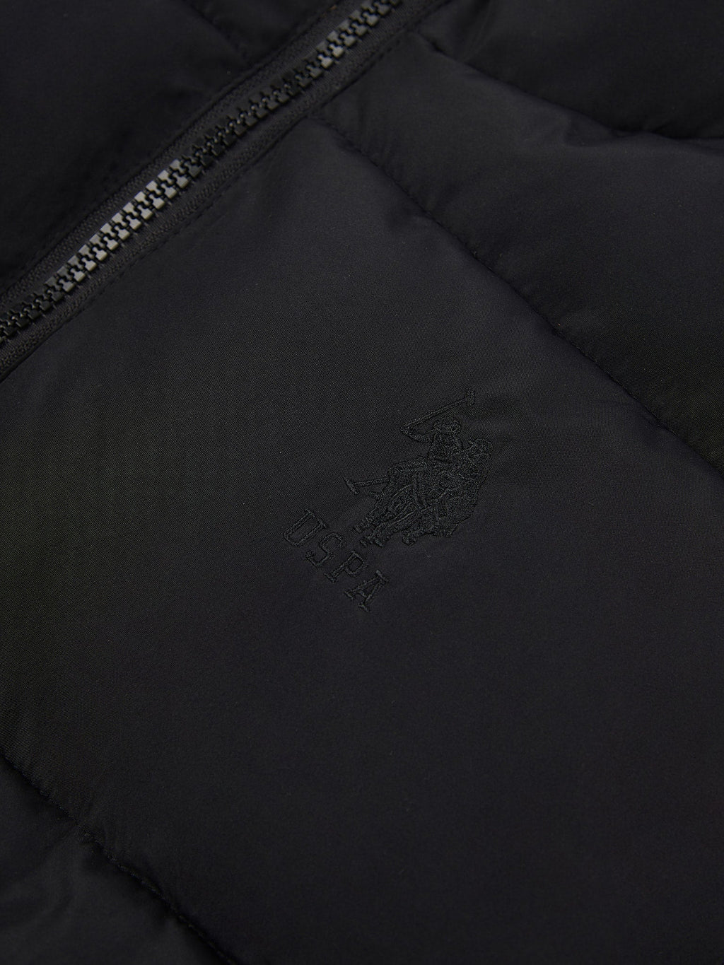 Mens Wide Baffle Gilet in Black