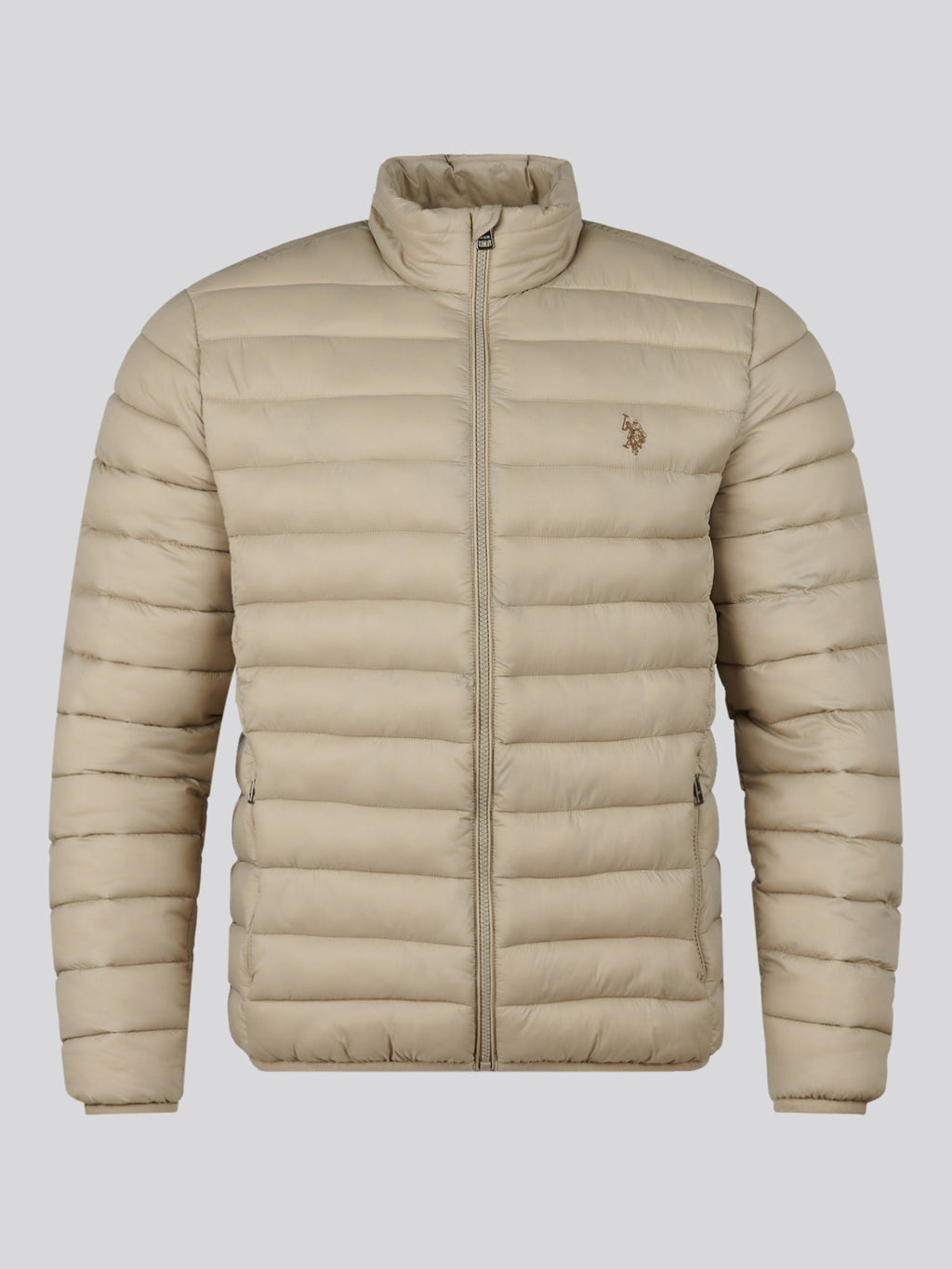Mens Lightweight Bound Quilted Jacket Trench Coat