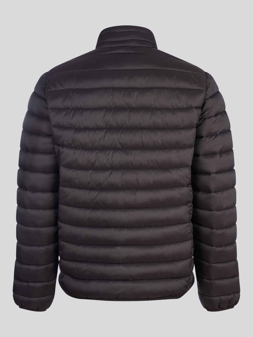 Mens Lightweight Bound Quilted Jacket Black Bright White DHM