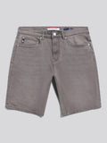 Mens Classic 5 Pocket Denim Shorts Grey Wash