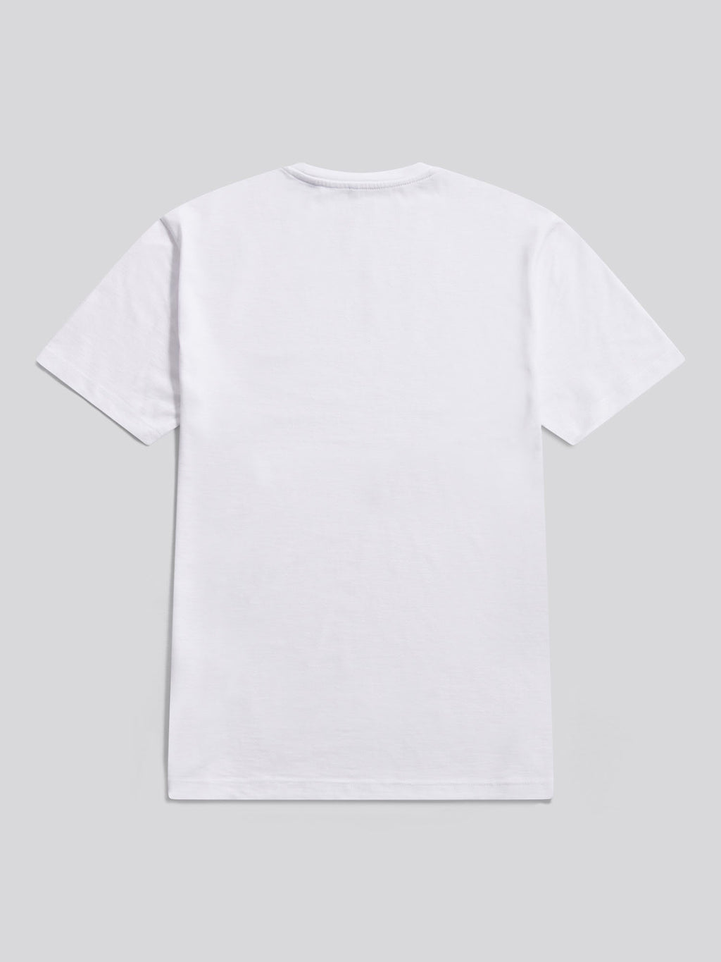 Mens Subtle Texture Double Horsemen T-Shirt Bright White