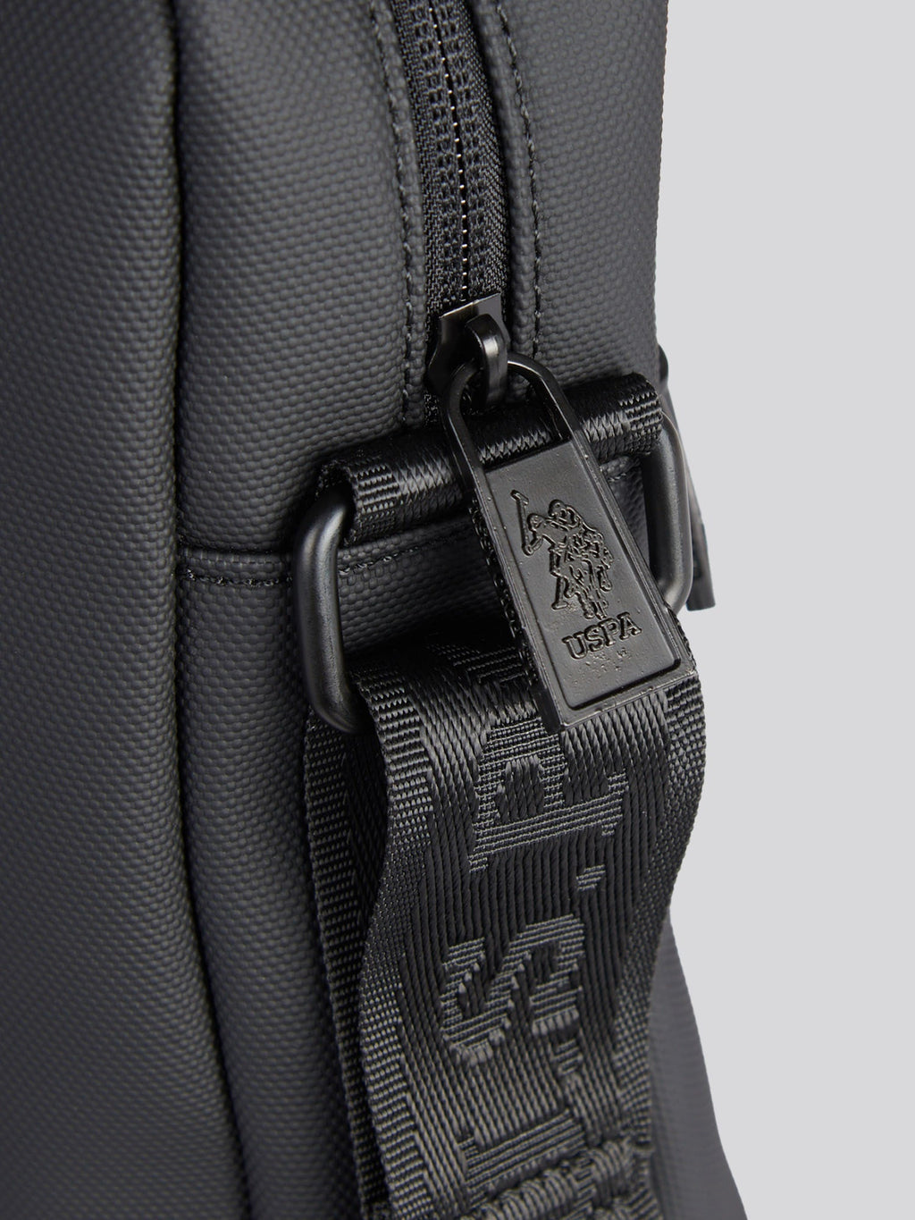 Mens Arrowhead Crossbody Bag in Black