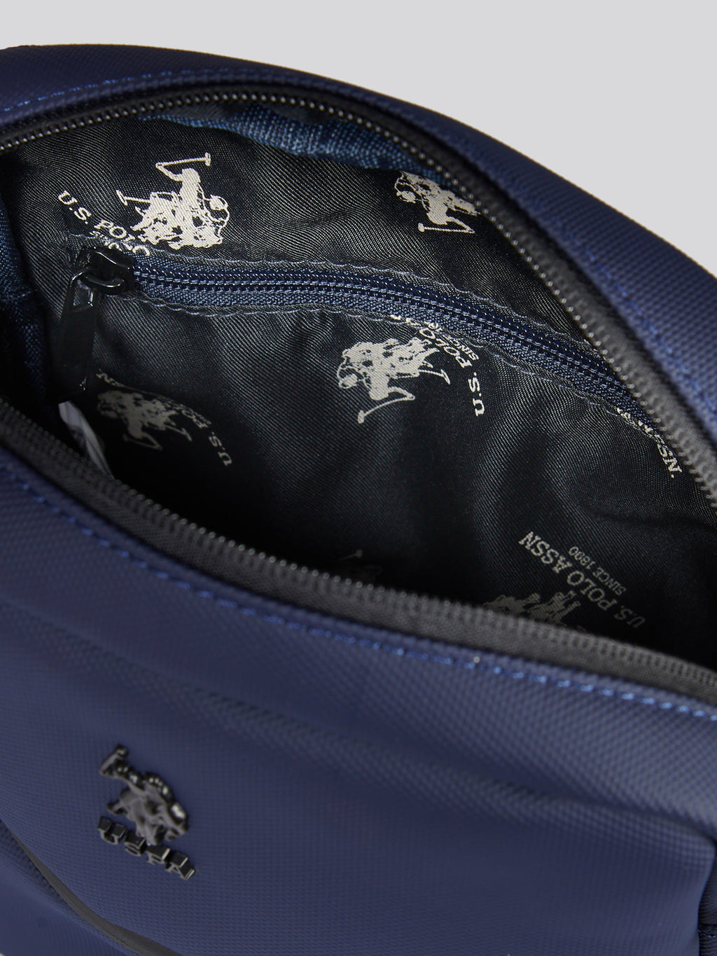 Mens Arrowhead Crossbody Bag in Navy