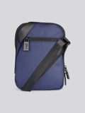 Mens Small Arrowhead Crossbody Bag in Navy