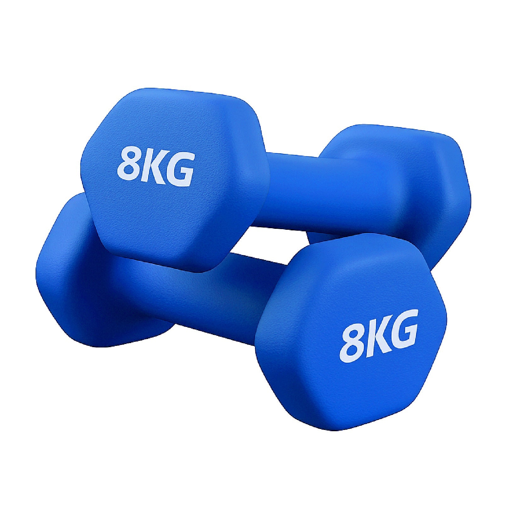 Neoprene Hex Dumbbells Pair & Set (0.5kg–10kg) – Anti-Roll, Non-Slip Grip, Strength Training Weights