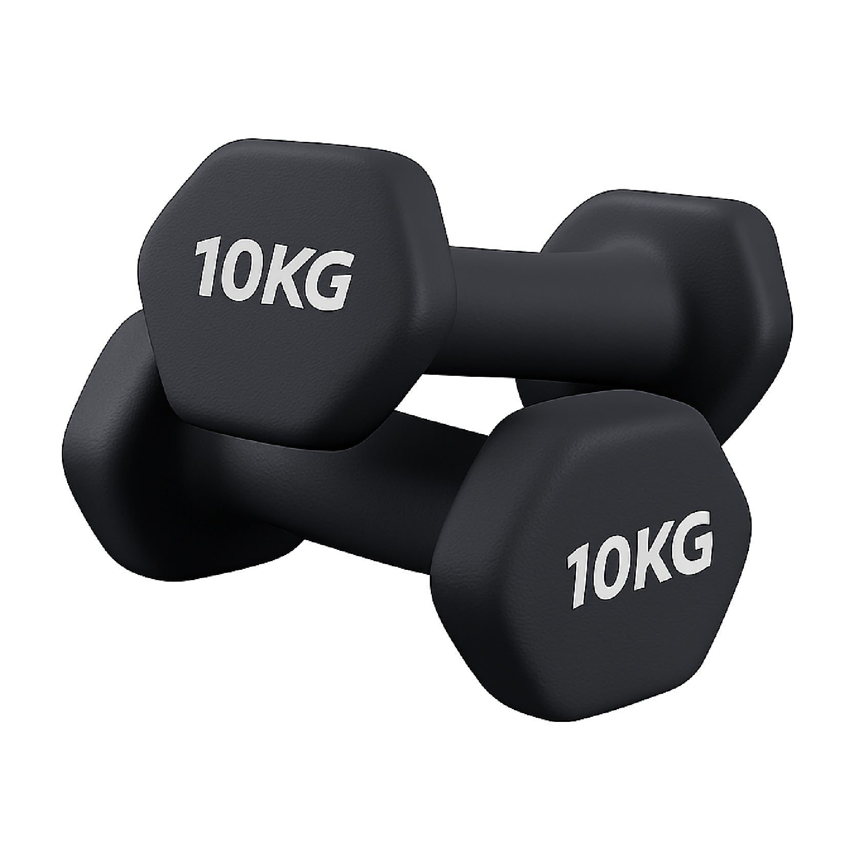 Neoprene Hex Dumbbells Pair & Set (0.5kg–10kg) – Anti-Roll, Non-Slip Grip, Strength Training Weights