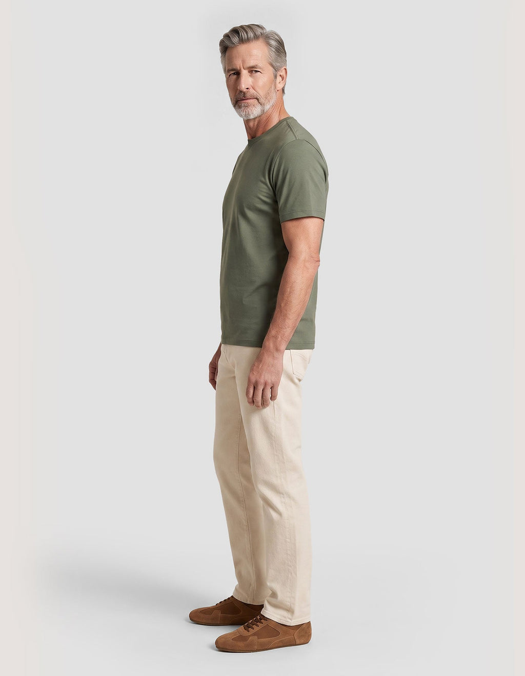 Pure Supima Cotton T-Shirt - Olive